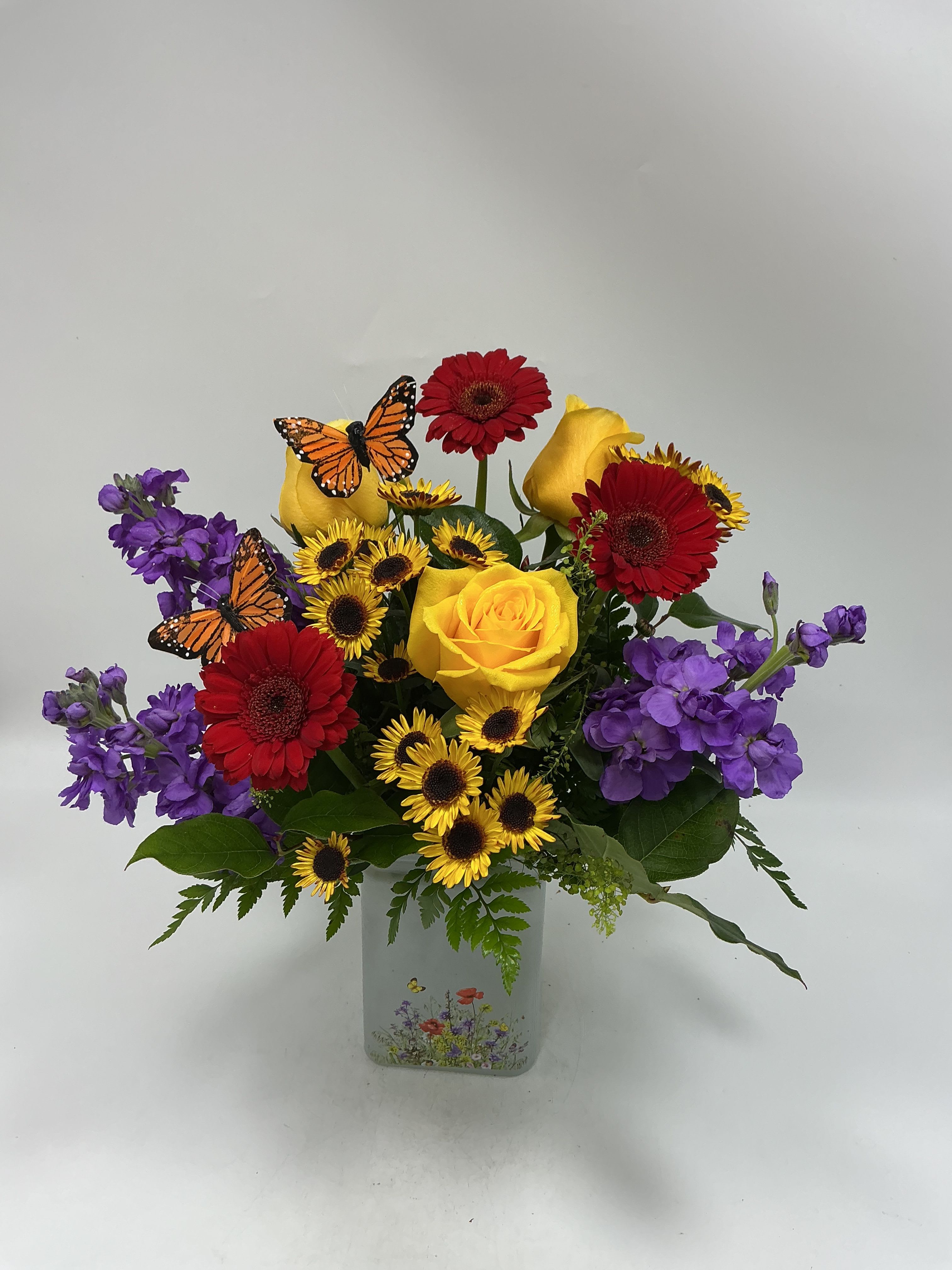 Designer's Choice - Bright & Colorful - designed in a vase