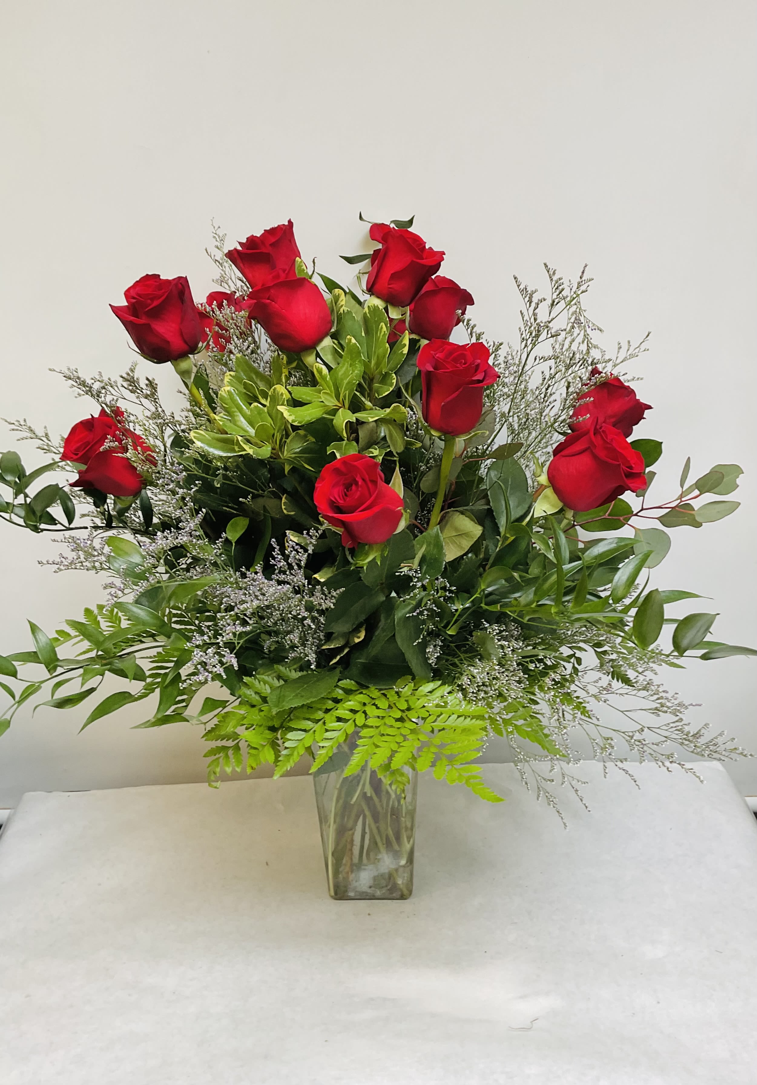 Dozen Premium Red Roses by Hudson Flower Shop