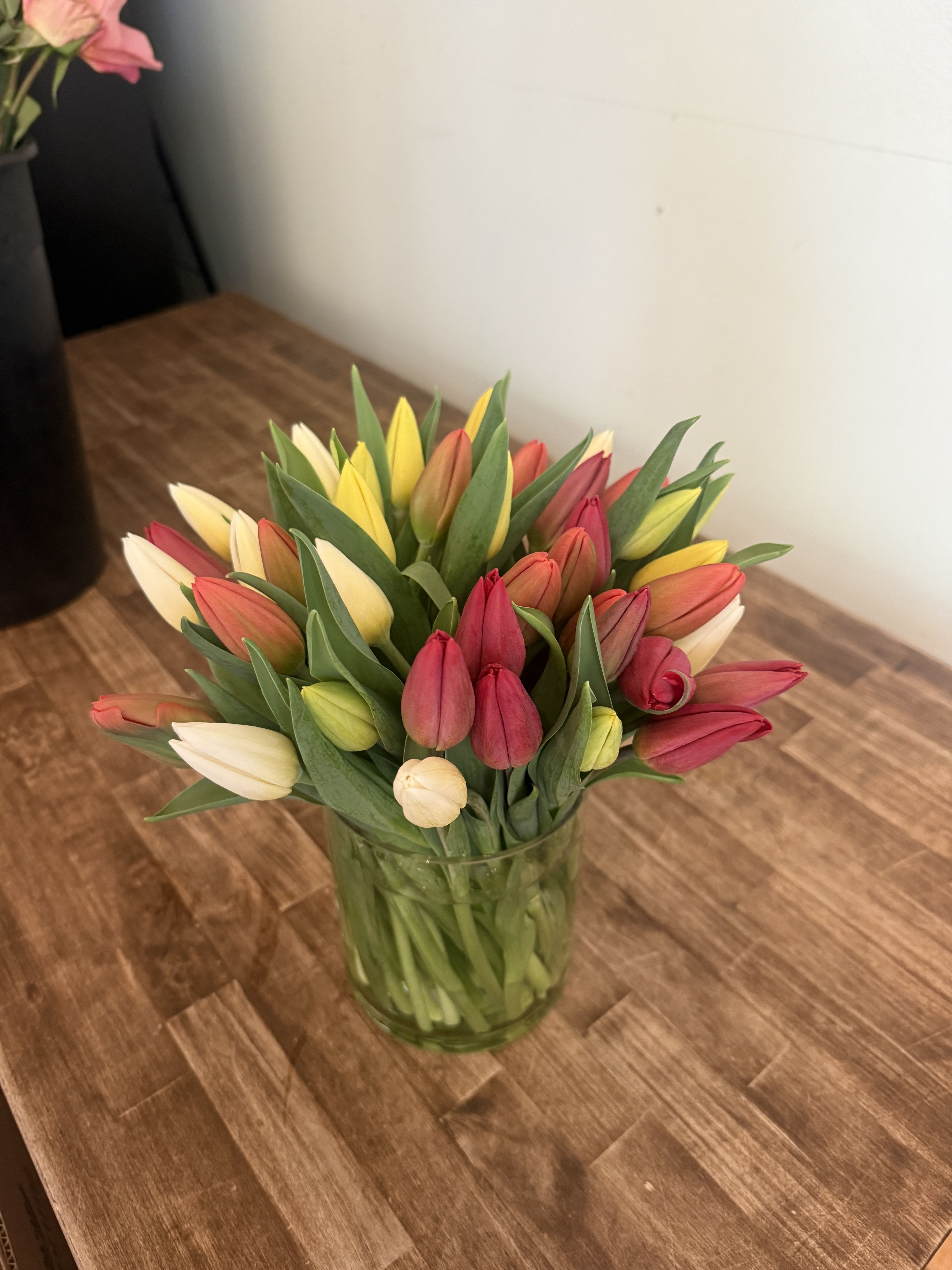 3 dozen mixed tulip 
