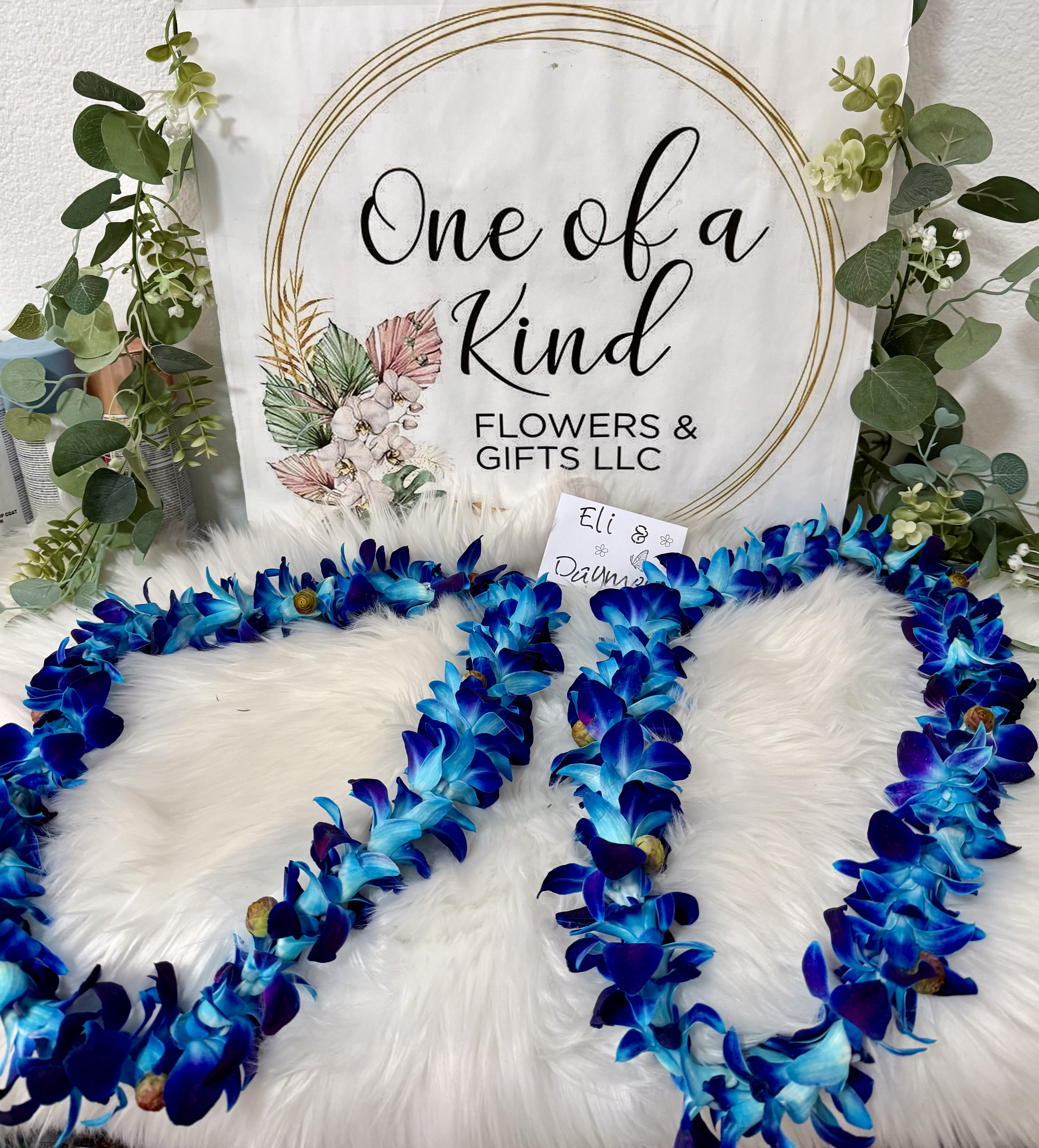 Natural orchids Lei