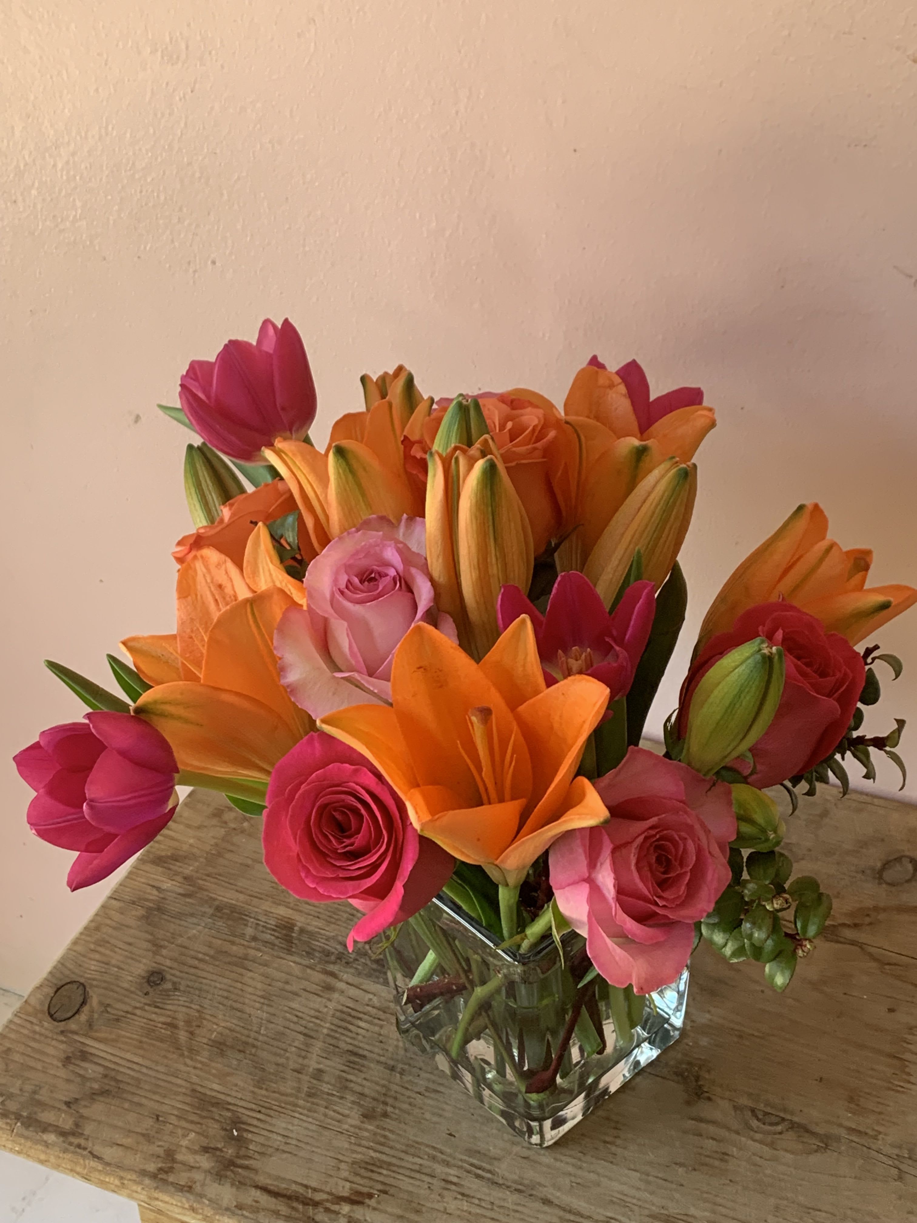 Precious Coral by Fillmore Florist | Contemporary Multi-Occasion Flower Delivery in San Francisco