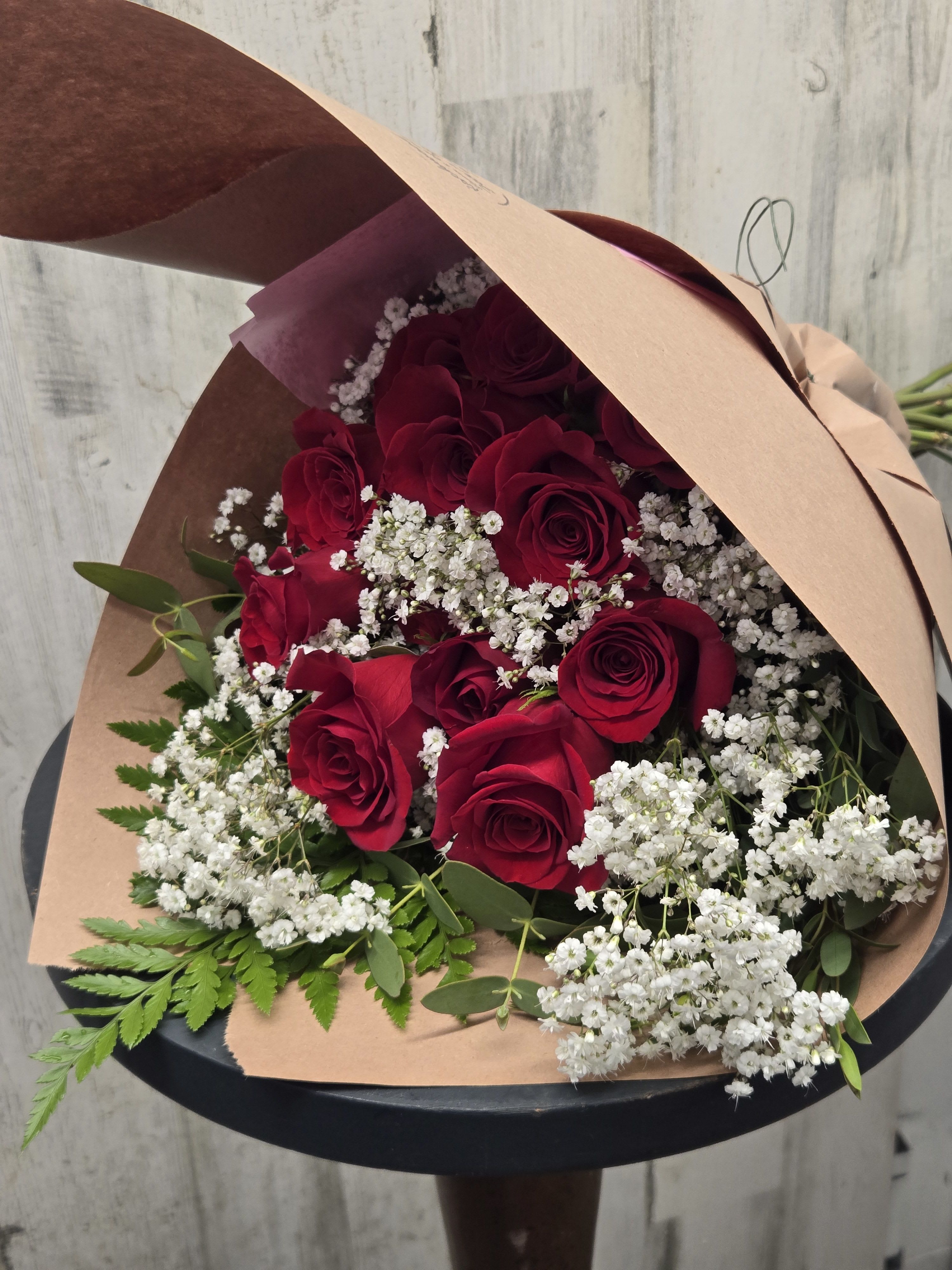 Farm House Wrapped Roses