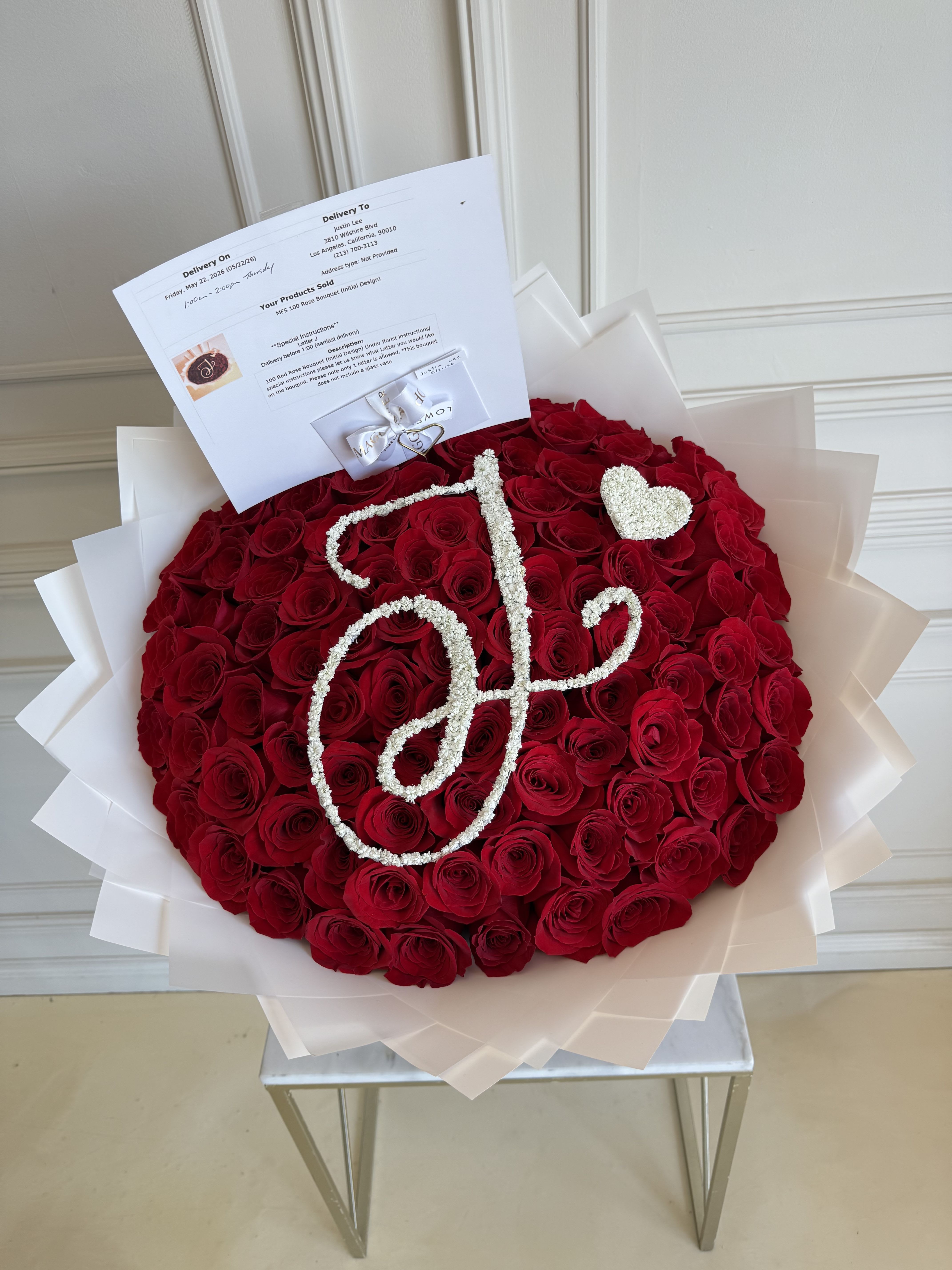 MFS 100 Rose Bouquet (Initial Design)