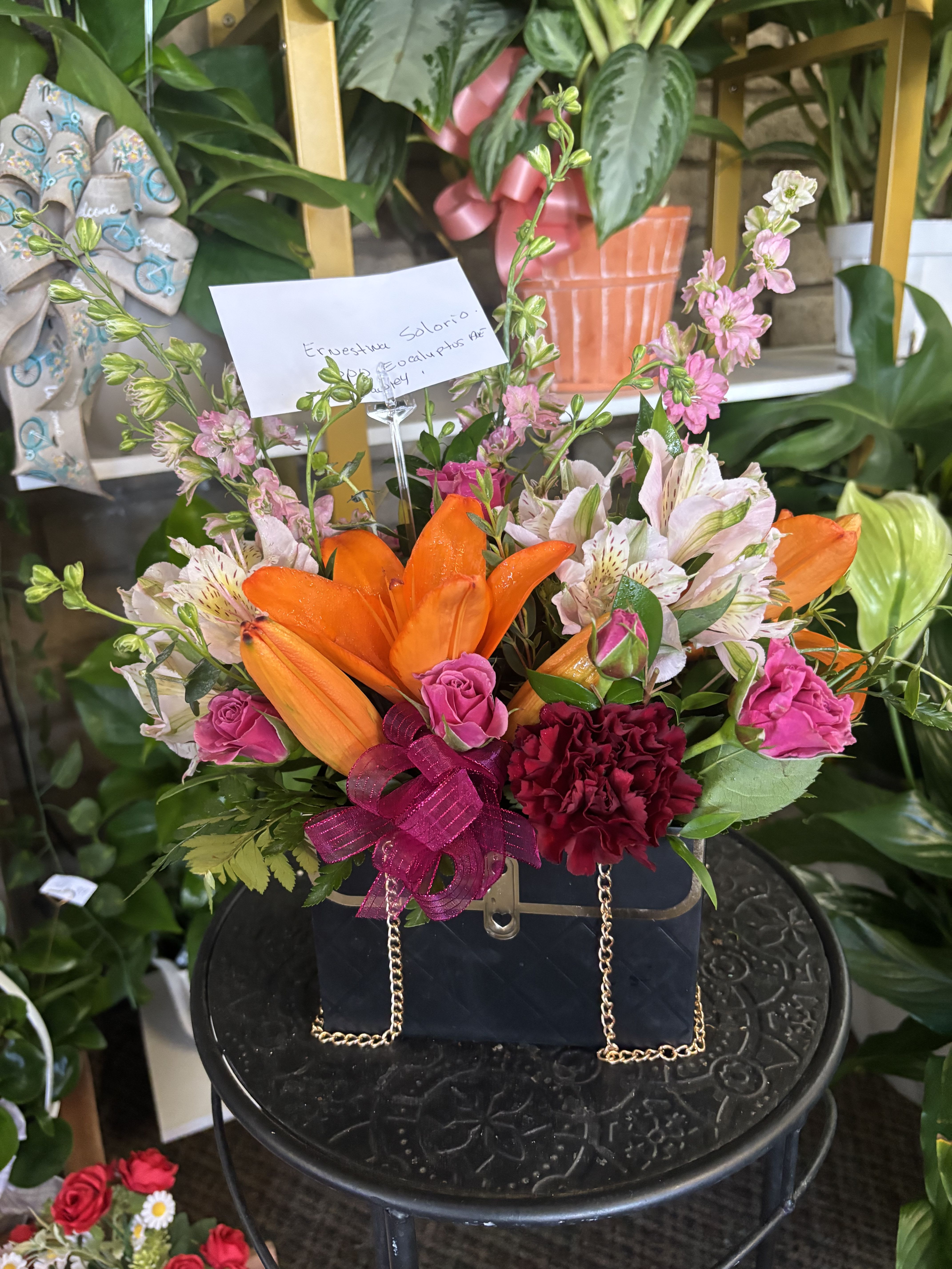 Colorful Floral Purse