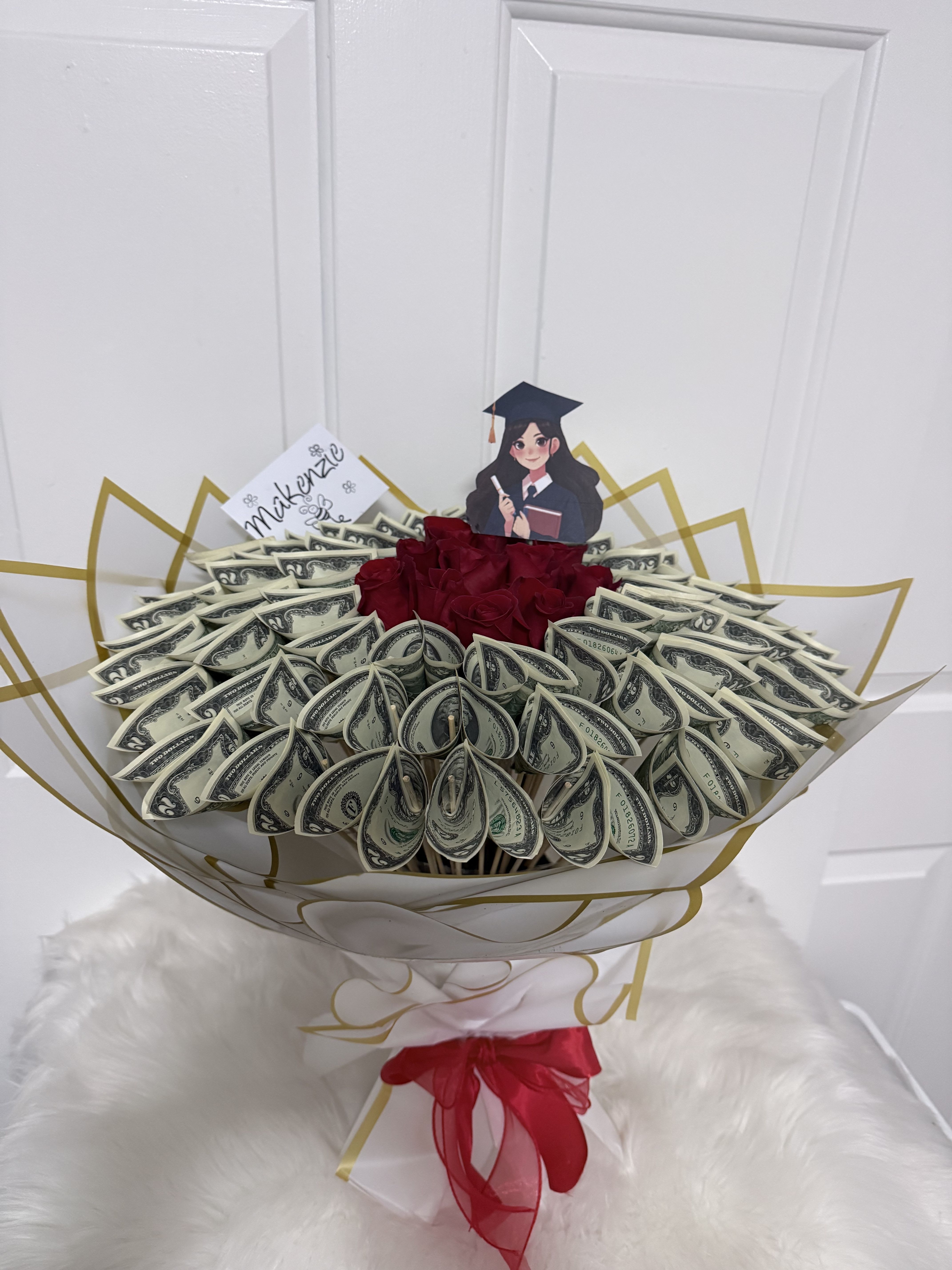 Royal Bloom Money Bouquet