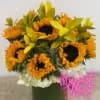 Luce Del Sole: Radiant Sunflower Arrangement