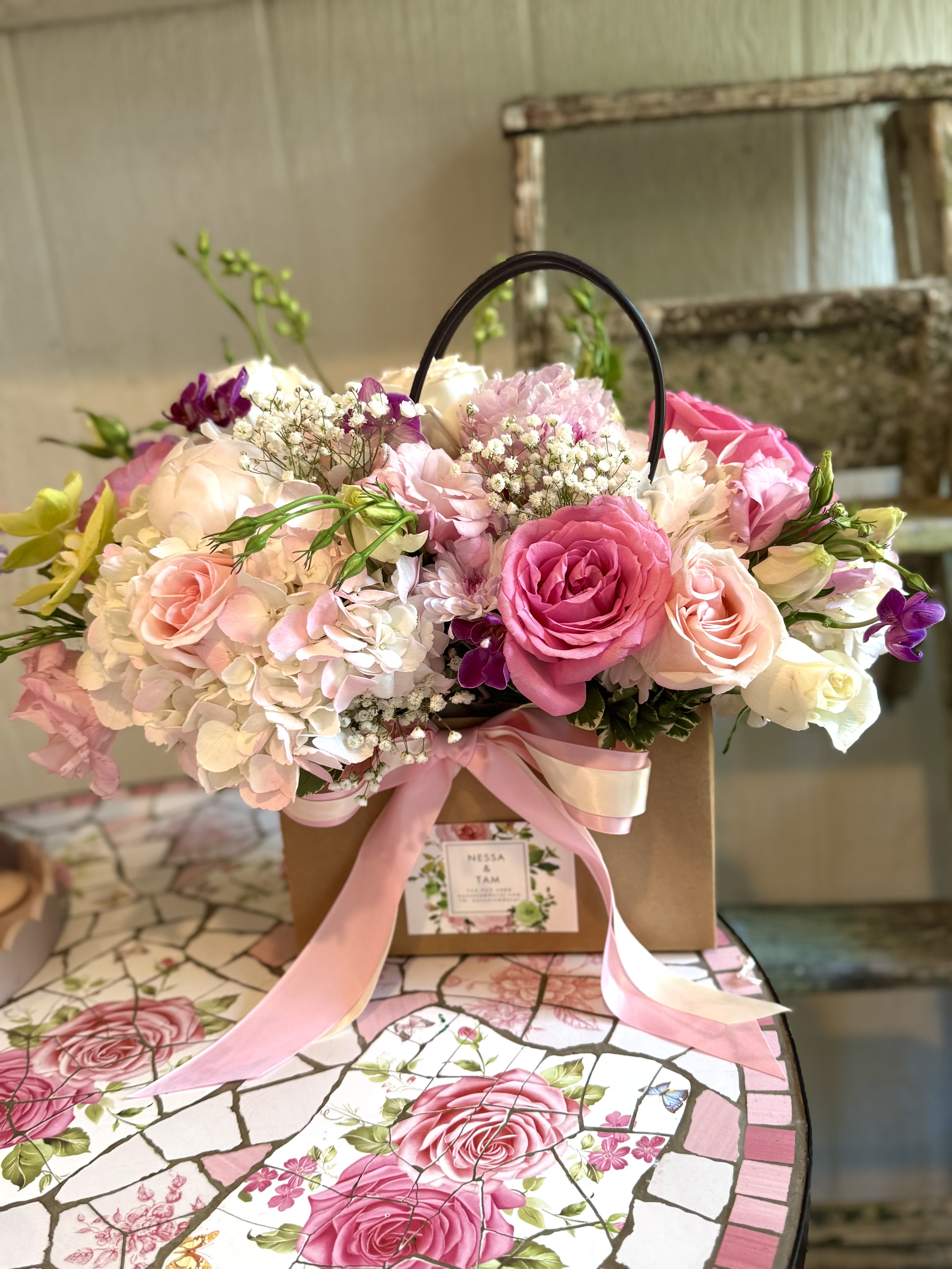 Signature bag - Mixed (Pink/Purple)