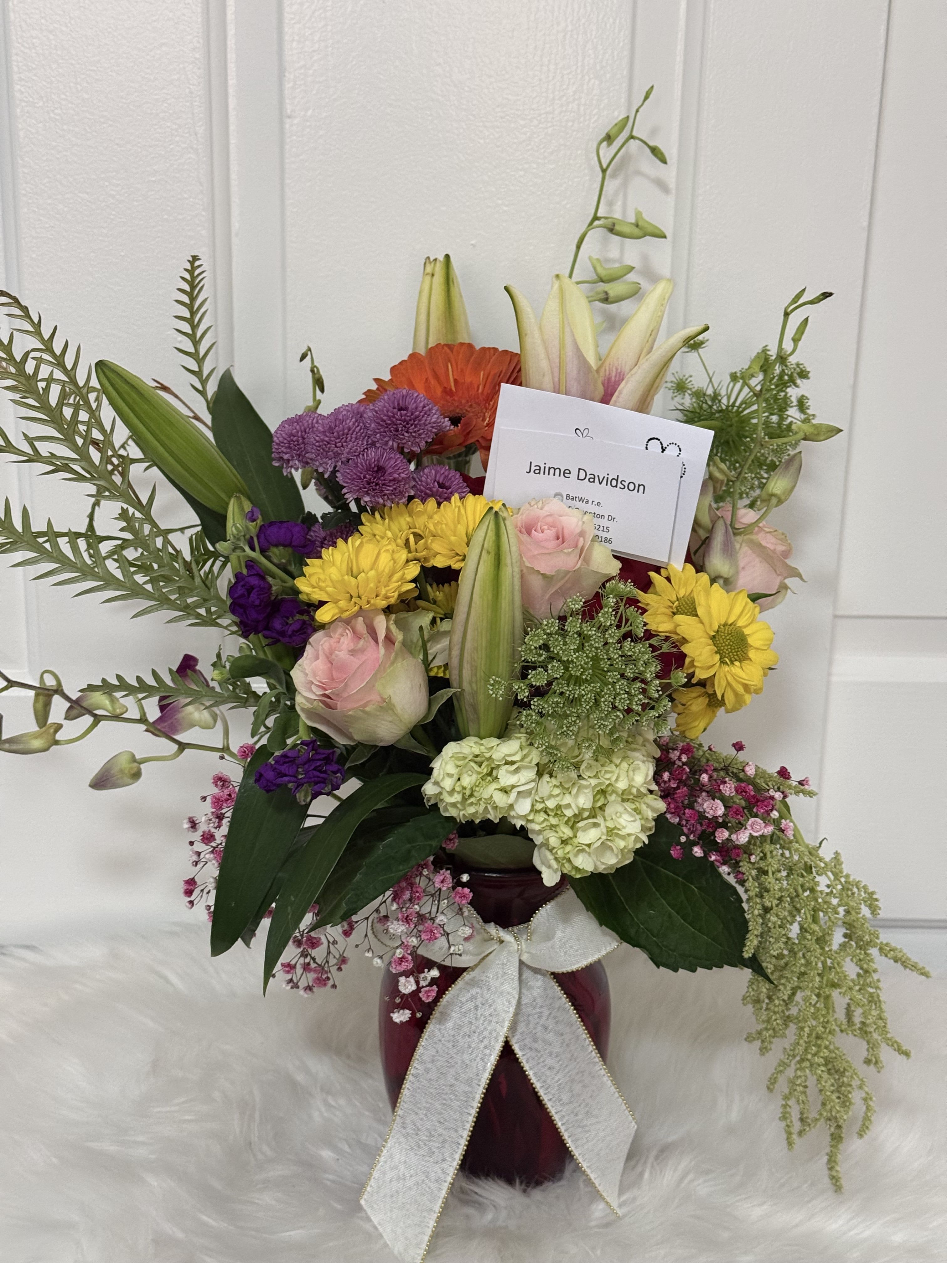 Sunset Garden Vase