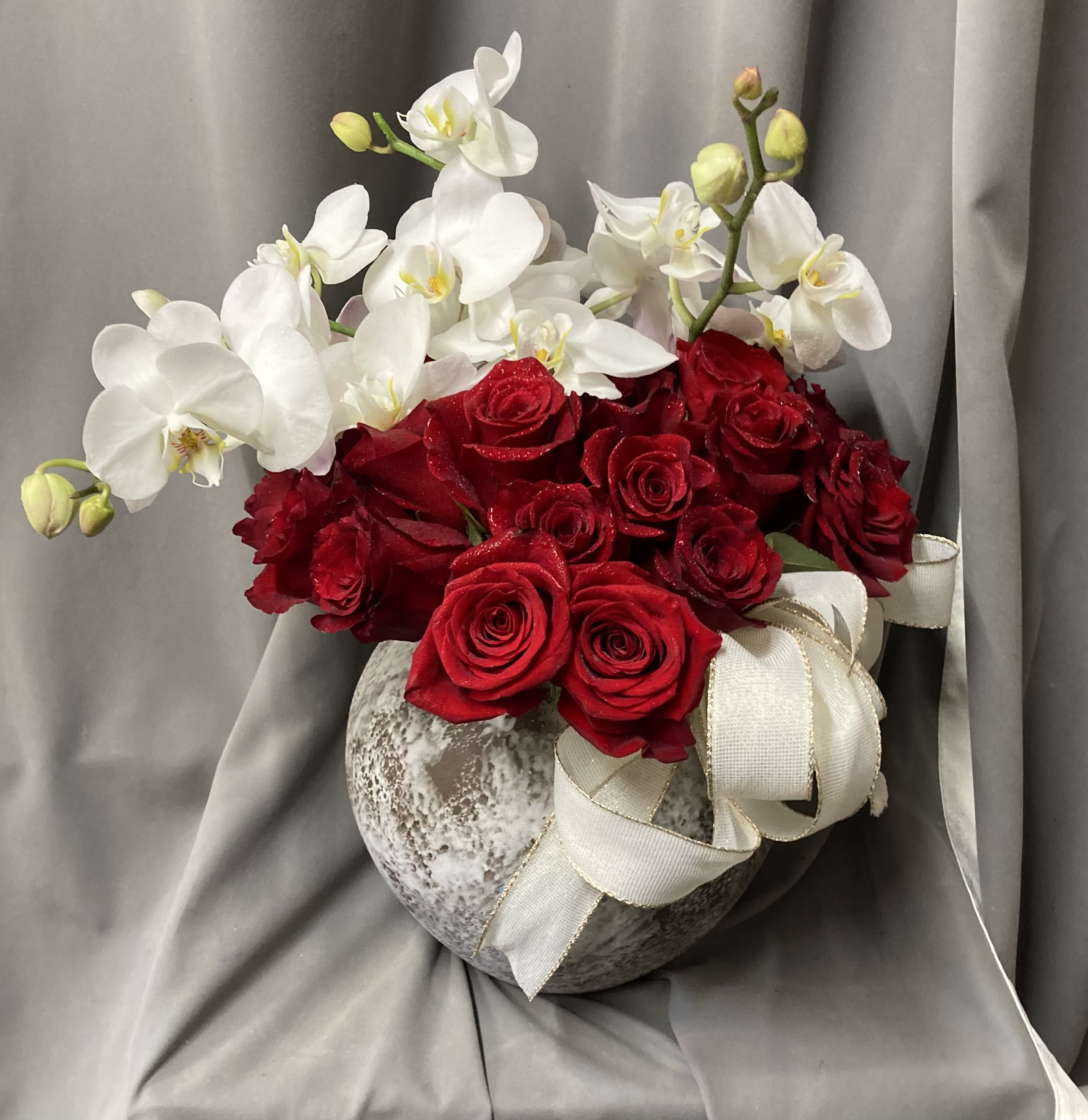 ORCHIDS AND ROSES