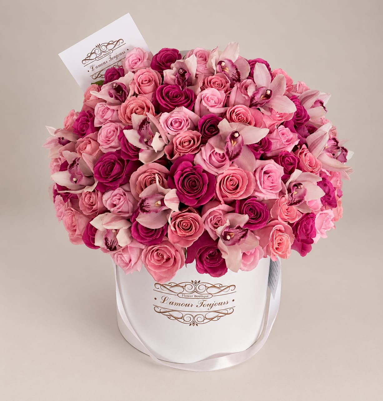 Three Shades of Pink Signature Flower Box