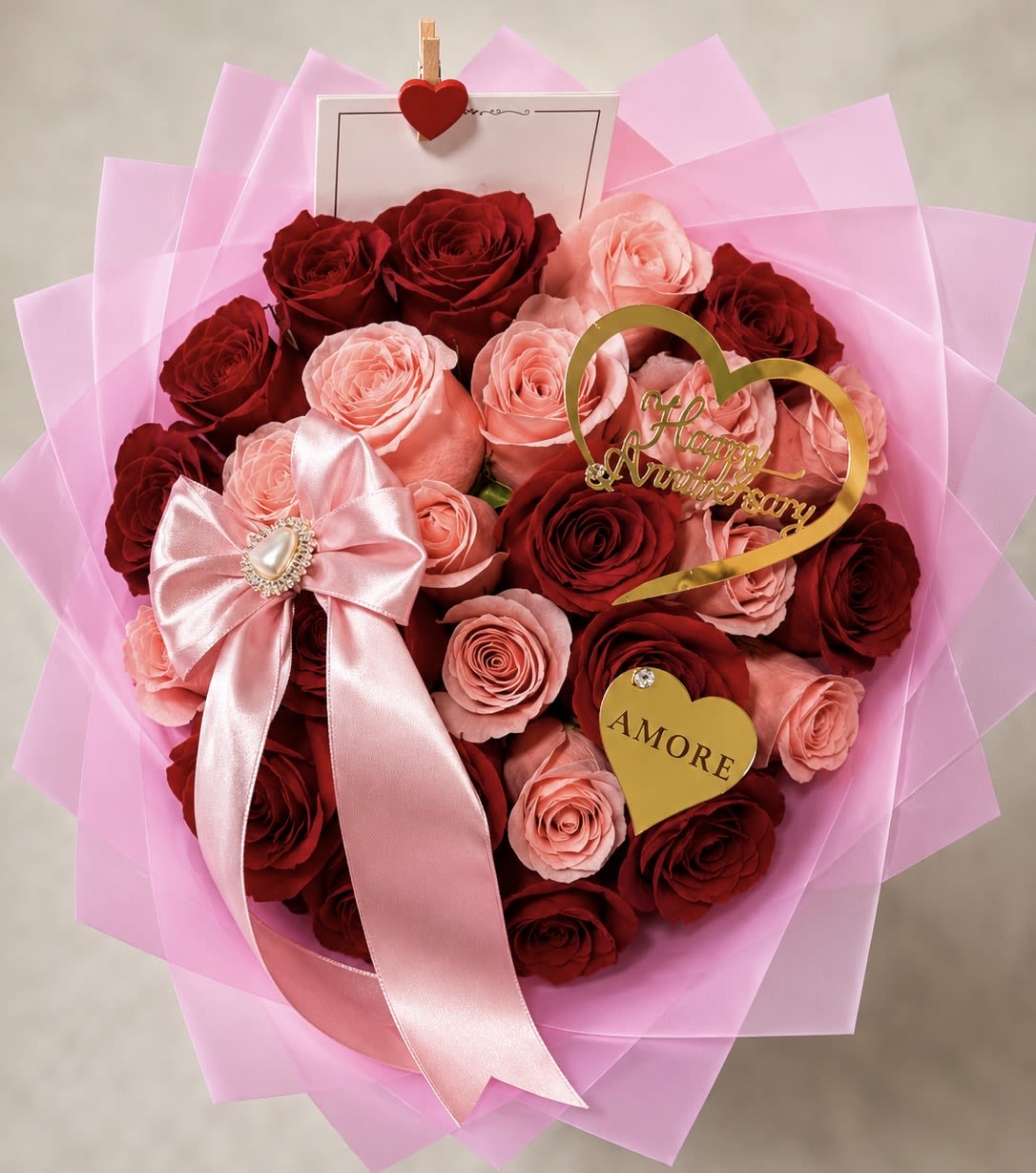 Luxury Wrapped Rose Bouquet