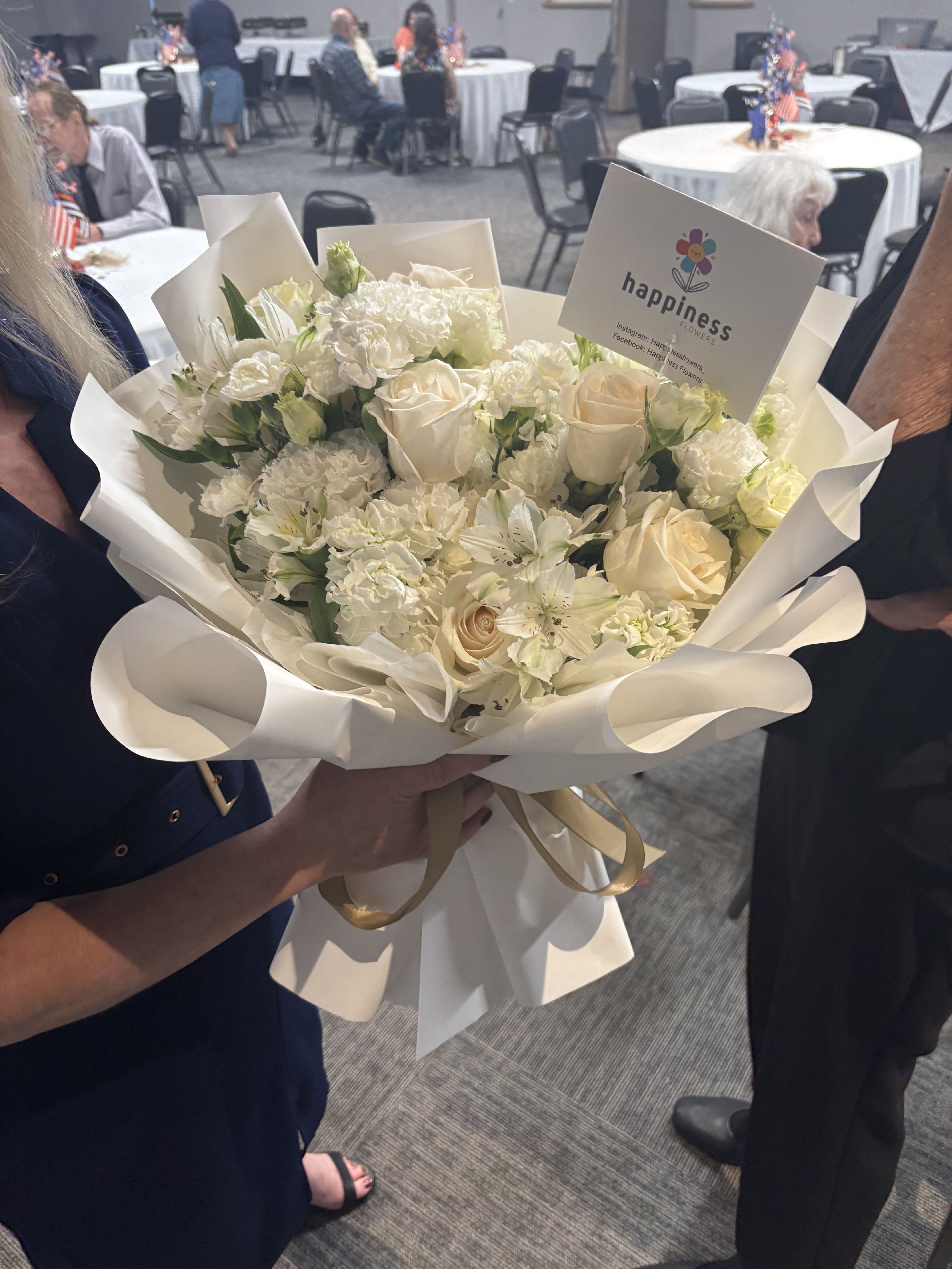 Mixed White Flowers Bouquet