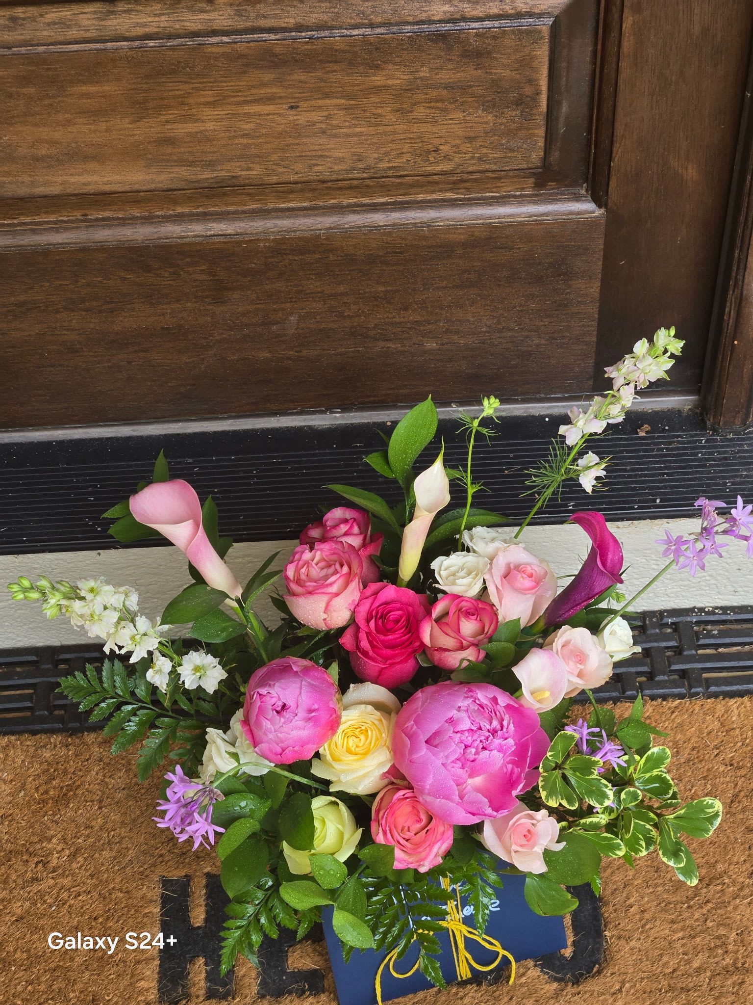 Peonies and Pink in a Box