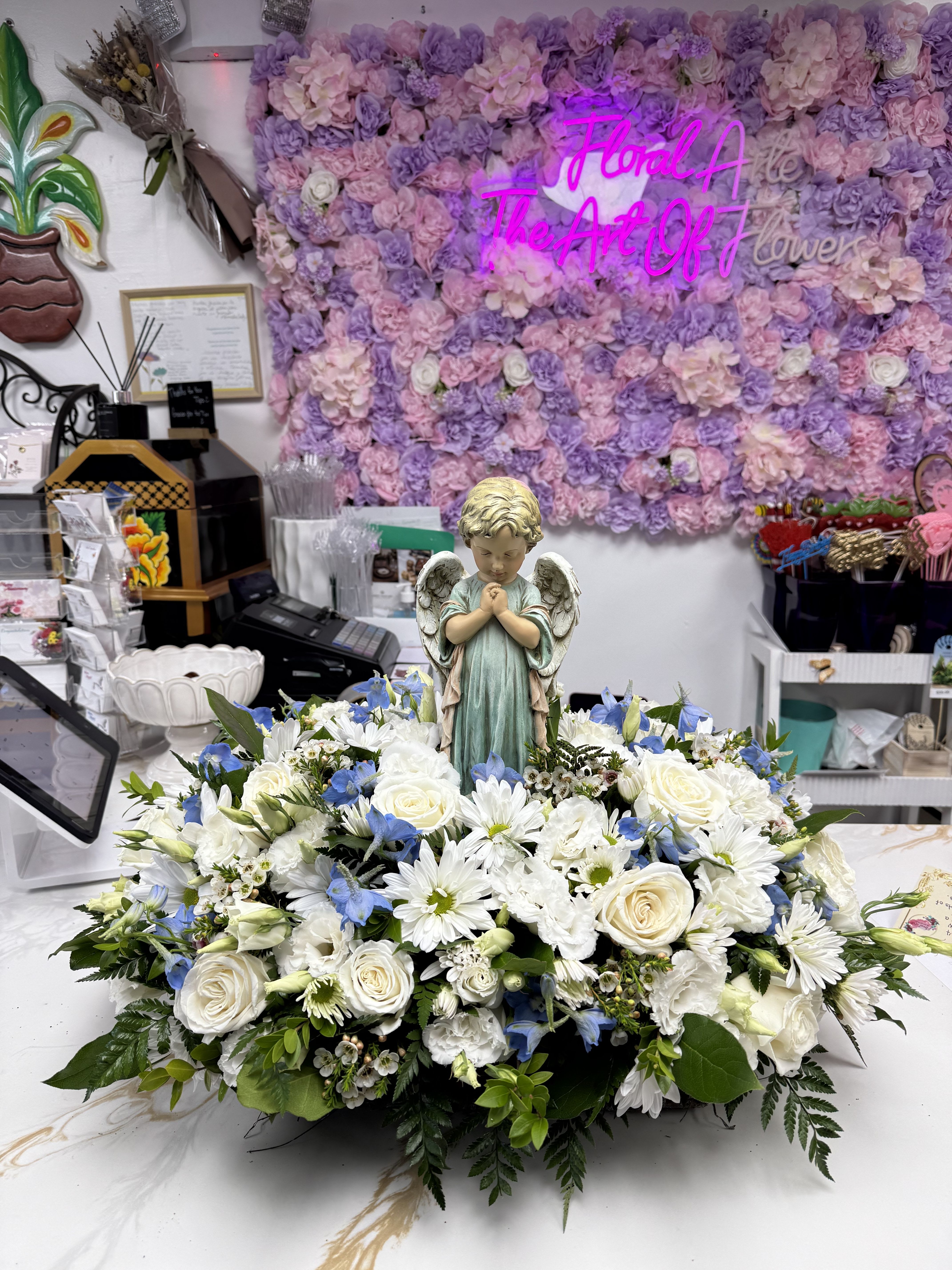 Little Angel Ring of Flowers