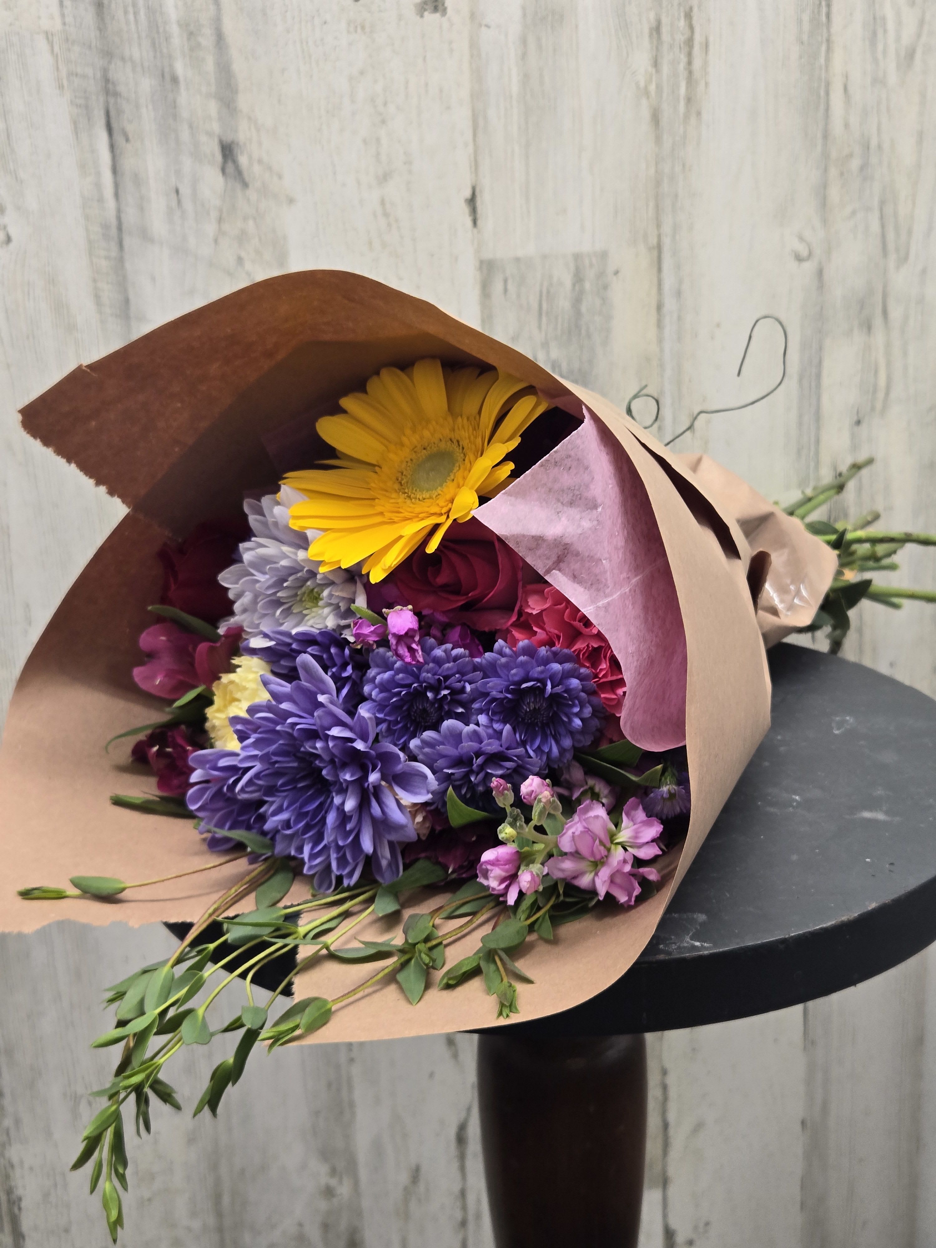Wrapped Farm House Bouquet 