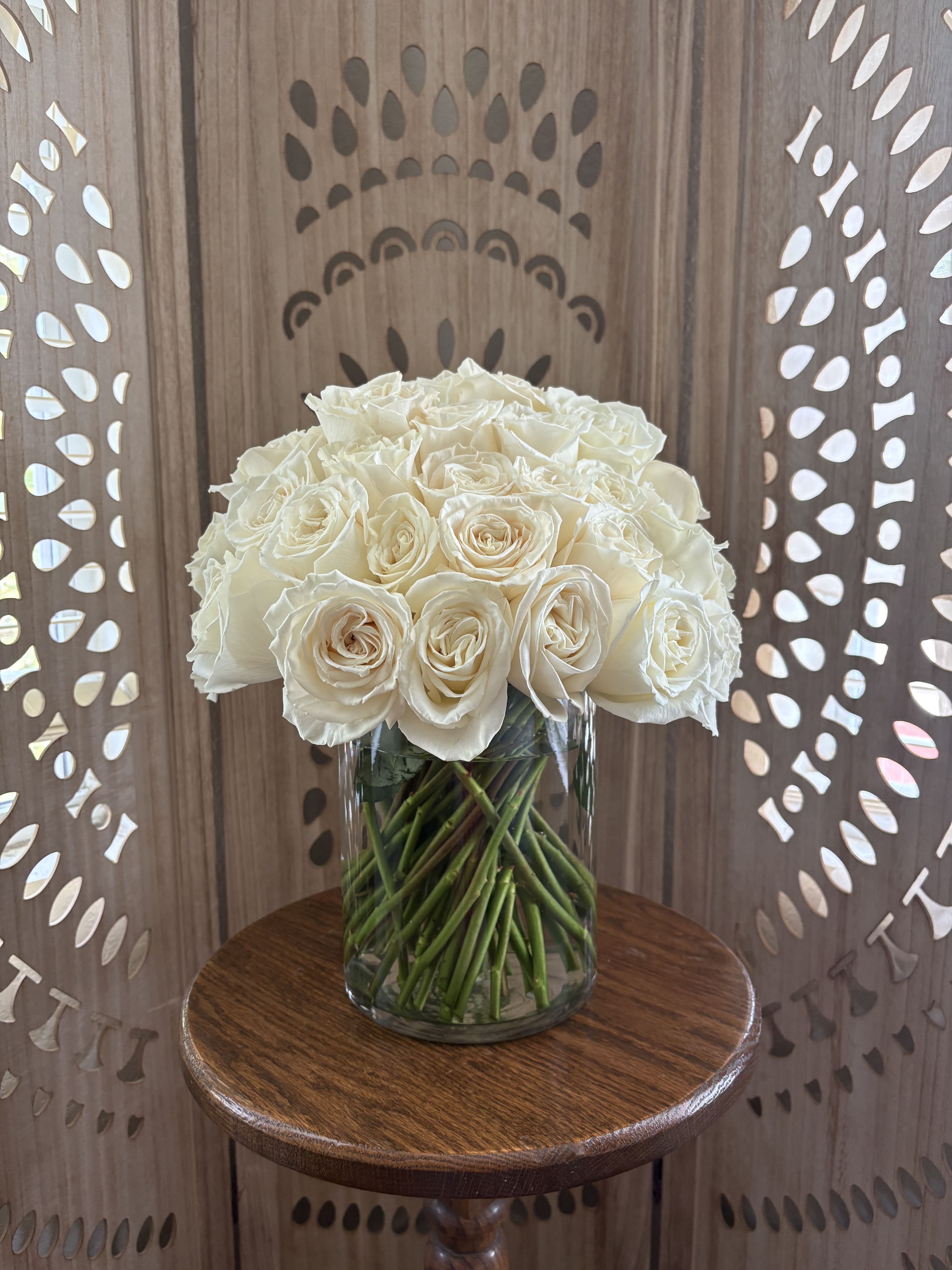 Two Dozen White Roses by BloomNation™