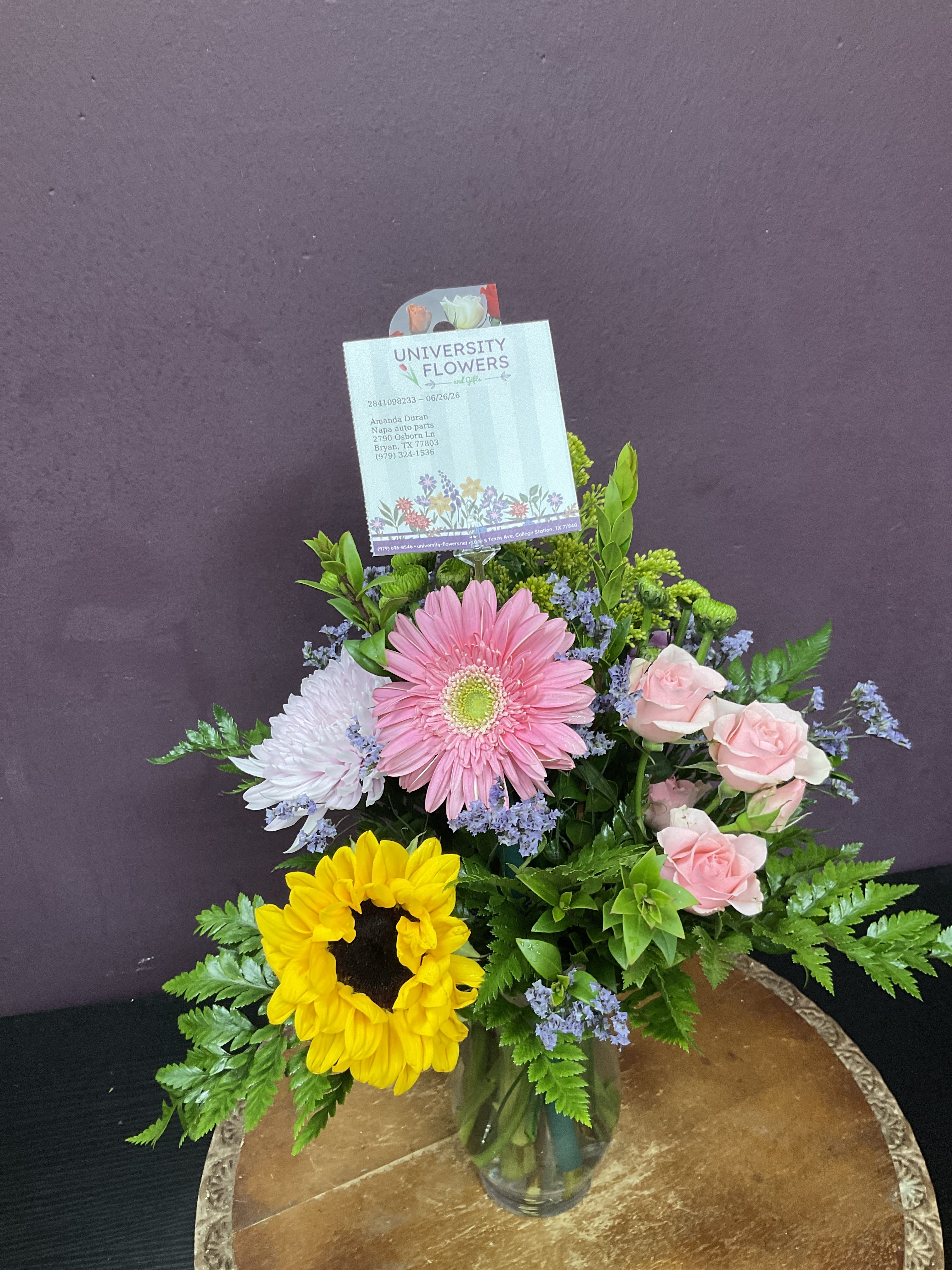 Designer's Choice in Vase