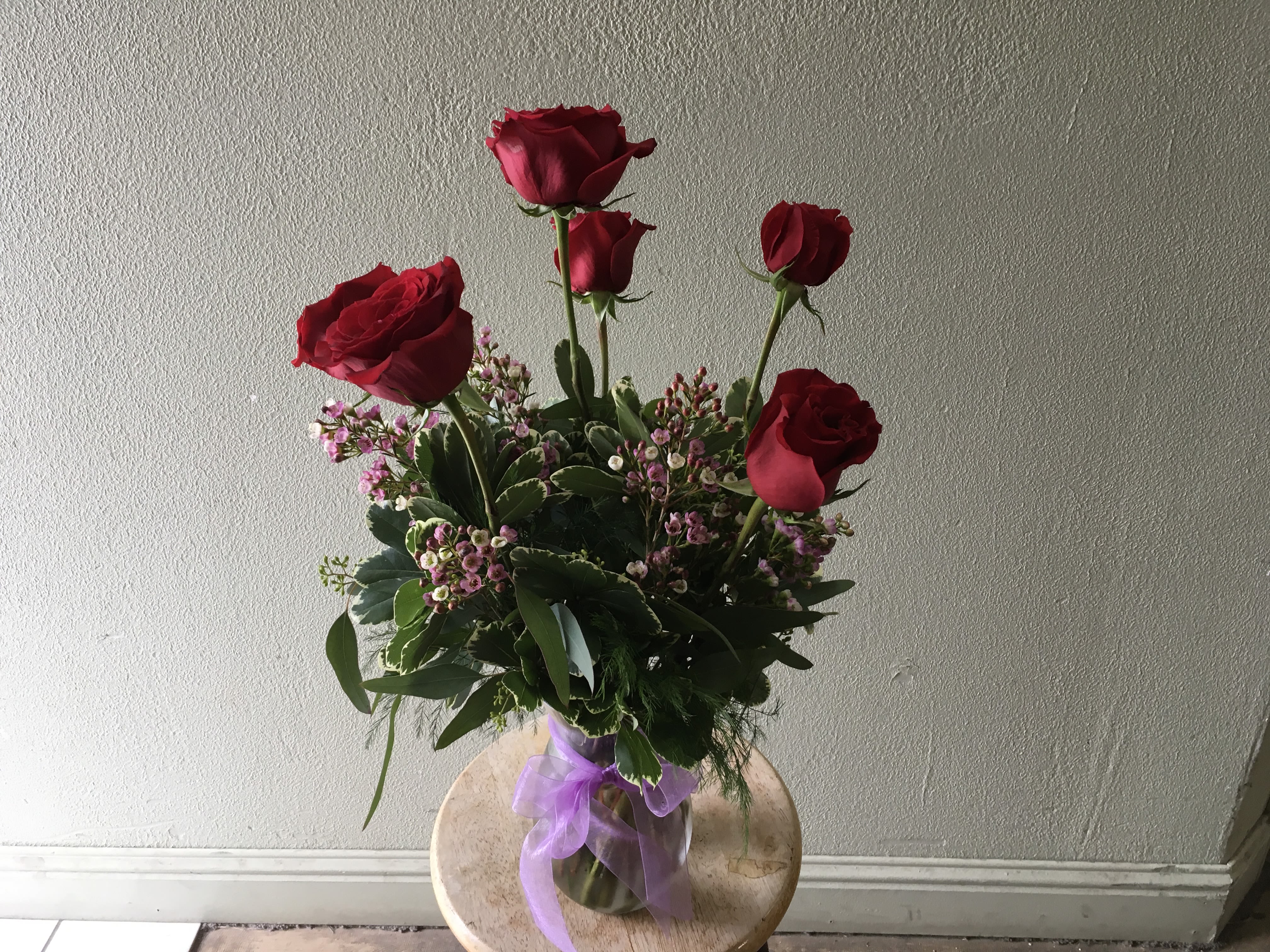 Half Dozen Red Roses