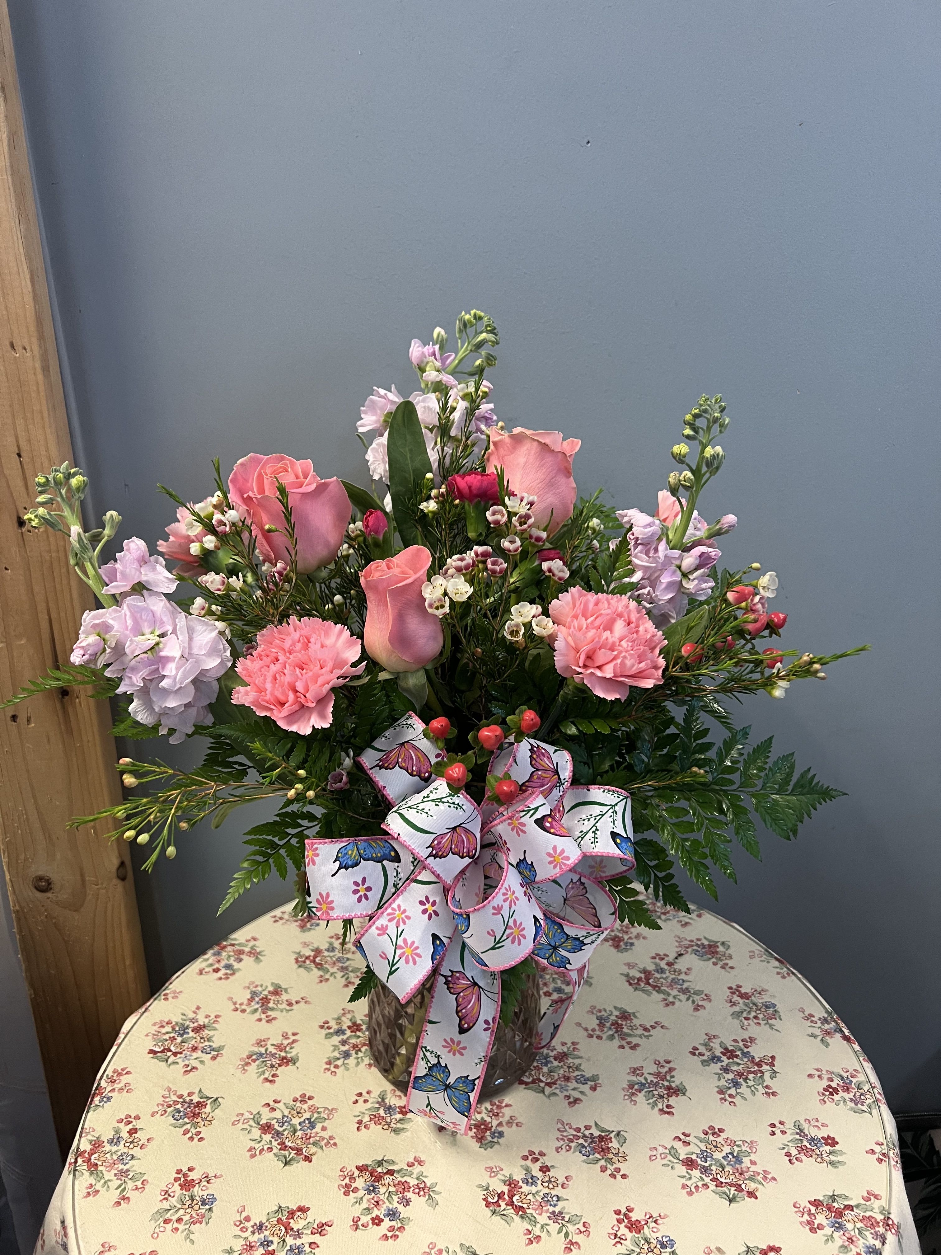 Designer’s Choice pink flowers