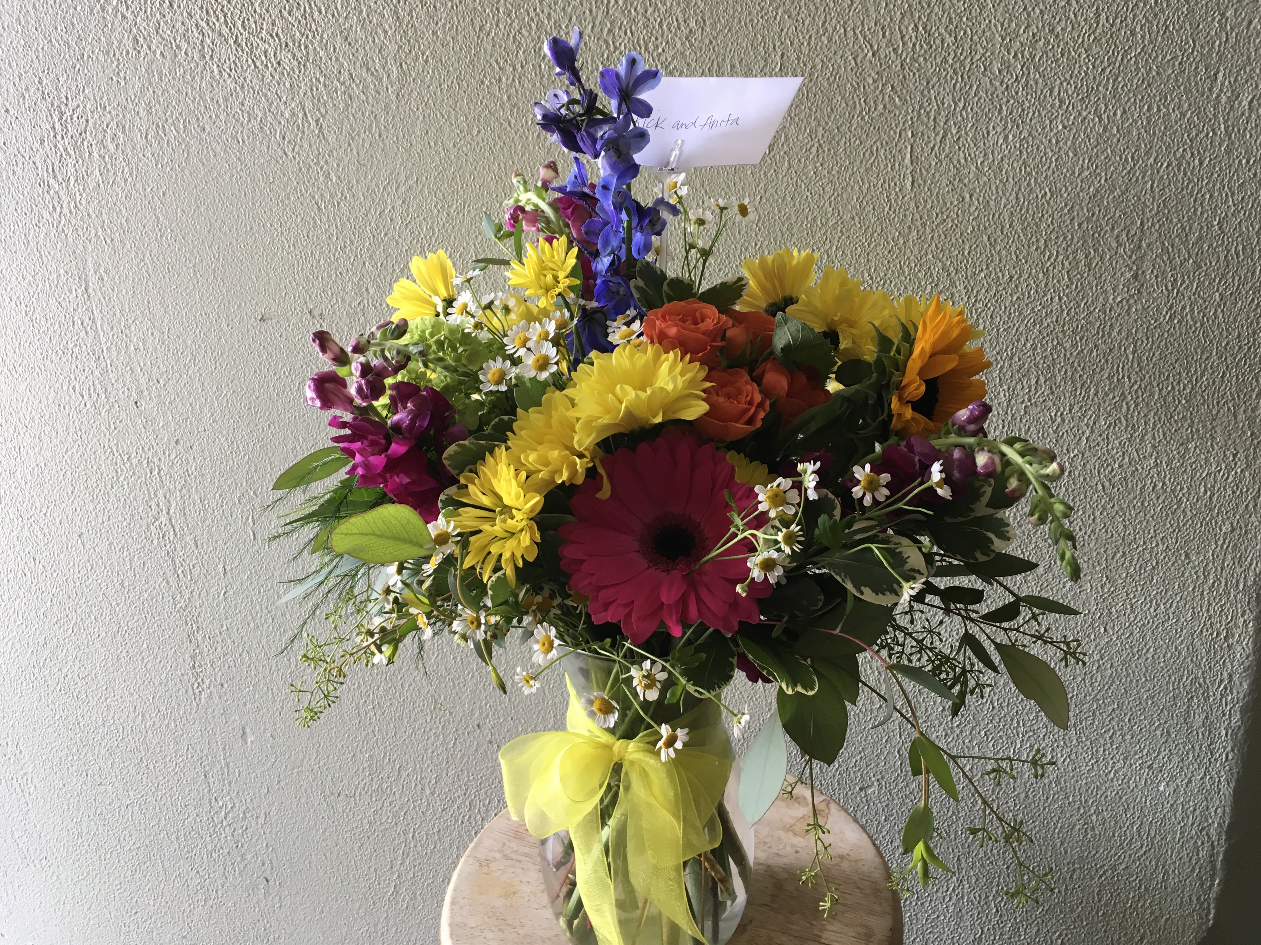Bright and cheerful designers choice.