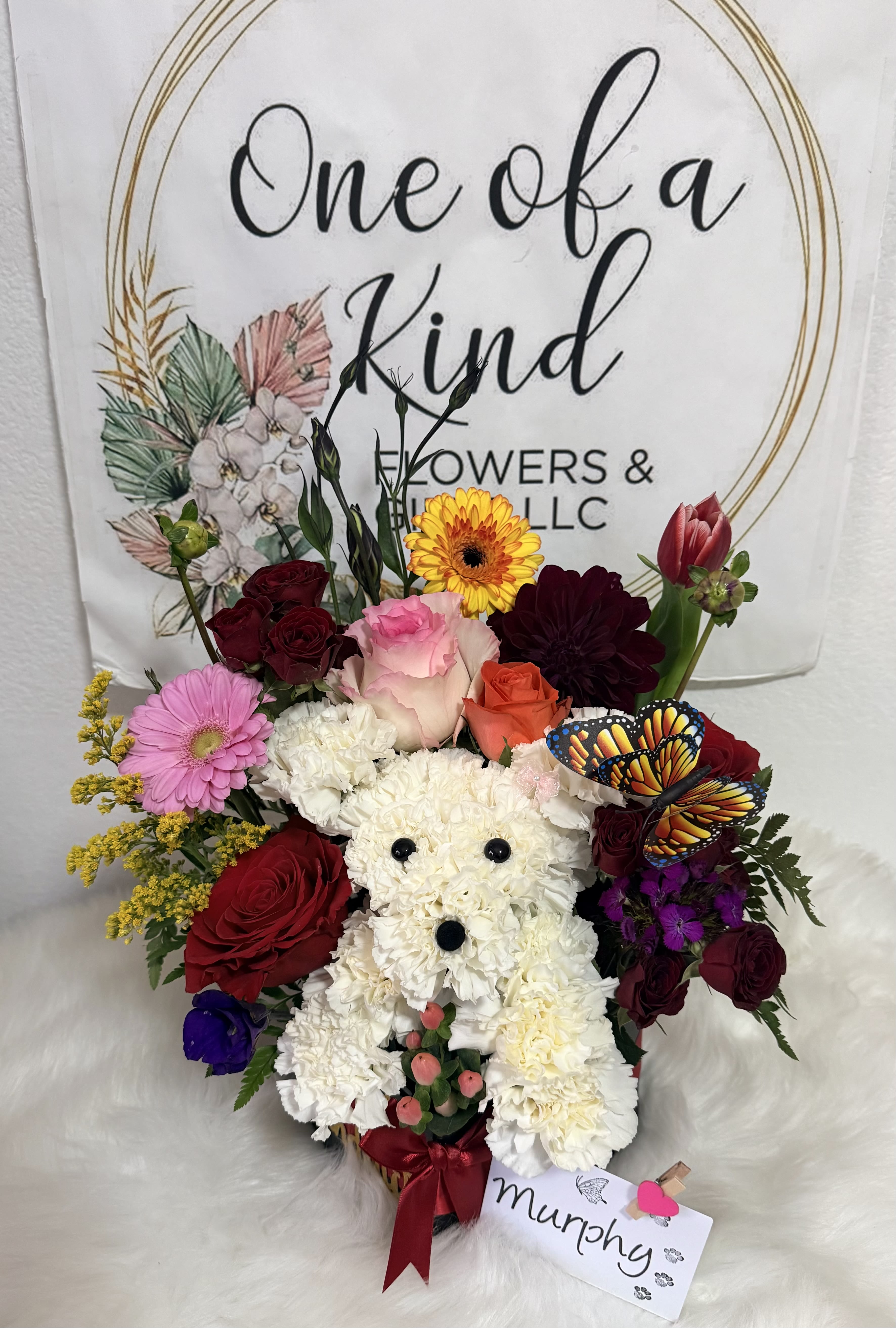 Floral Puppy Surprise