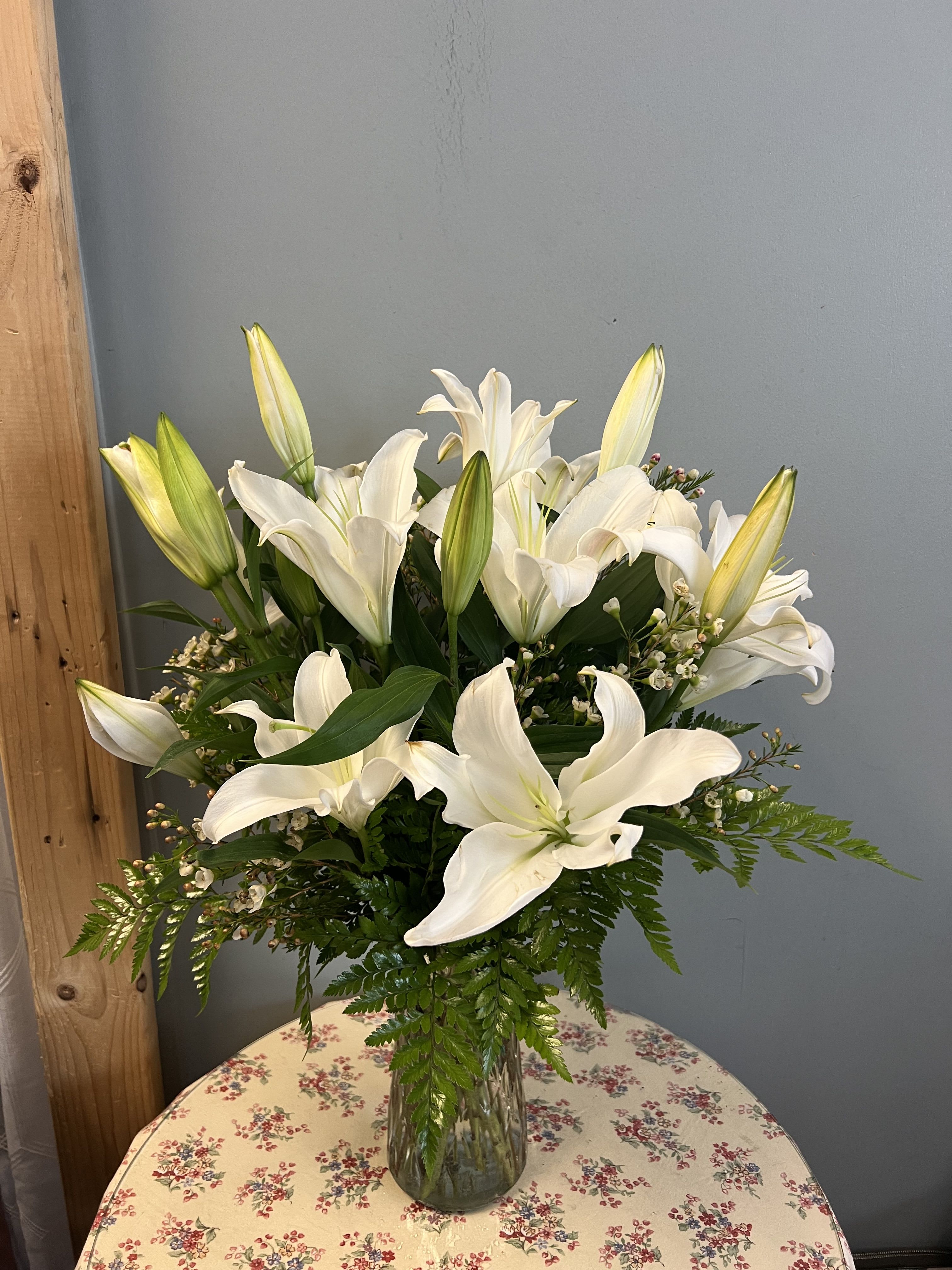 White Lily Arrangement