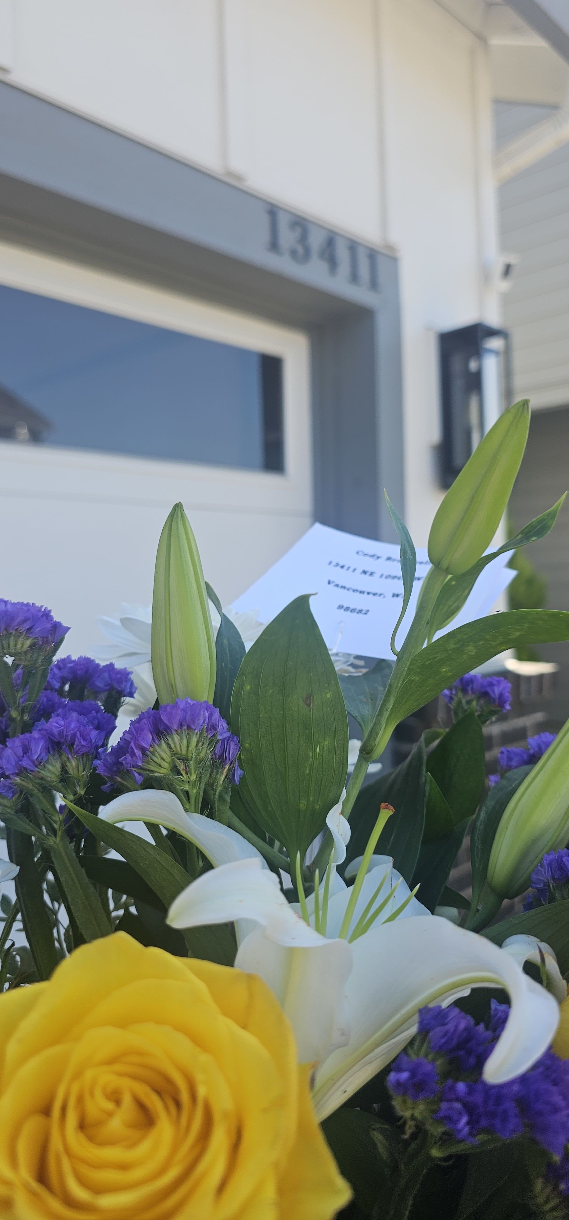 The Bright Blue Skies Bouquet