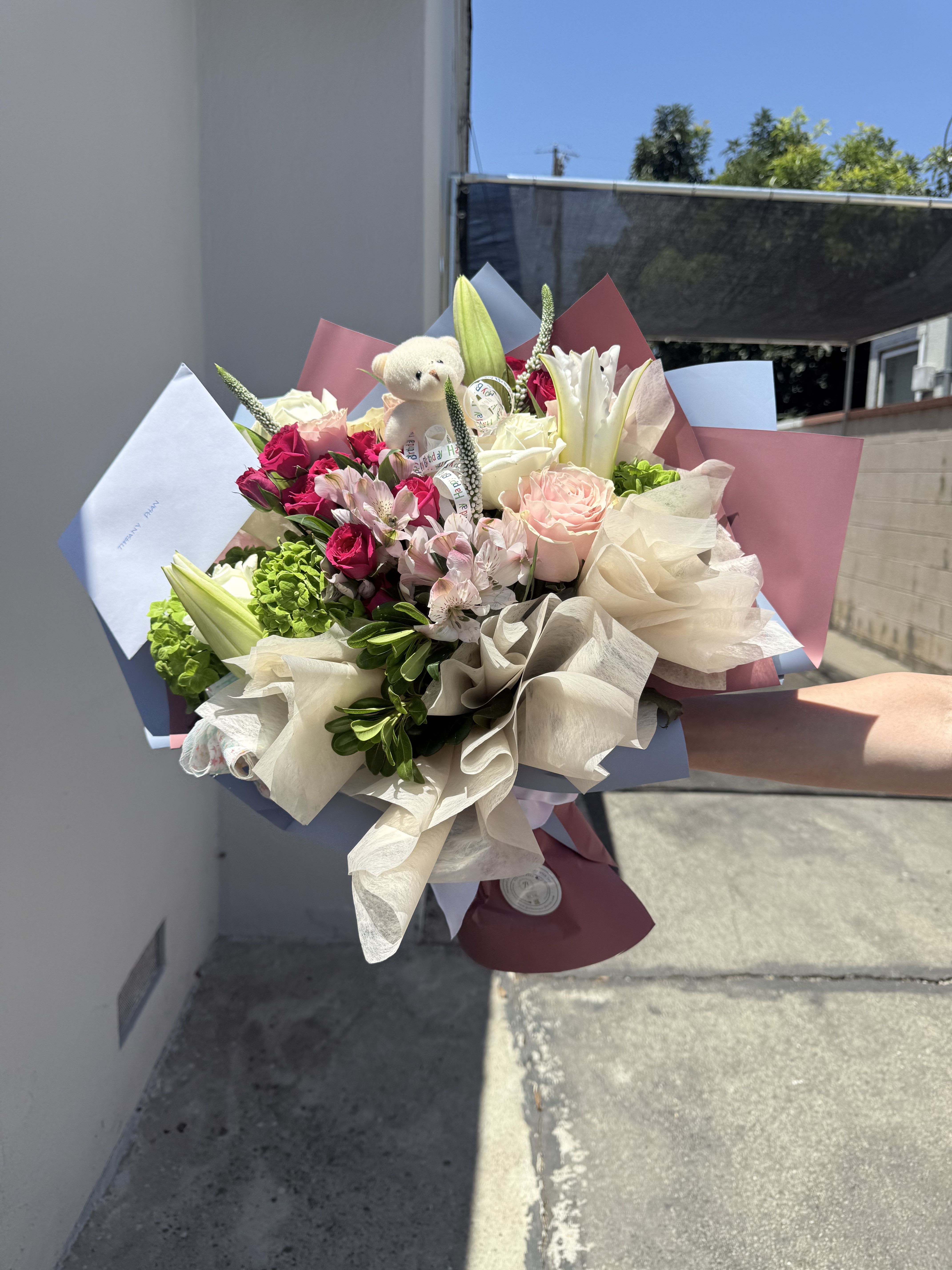 Sweet Wrapped Flowers