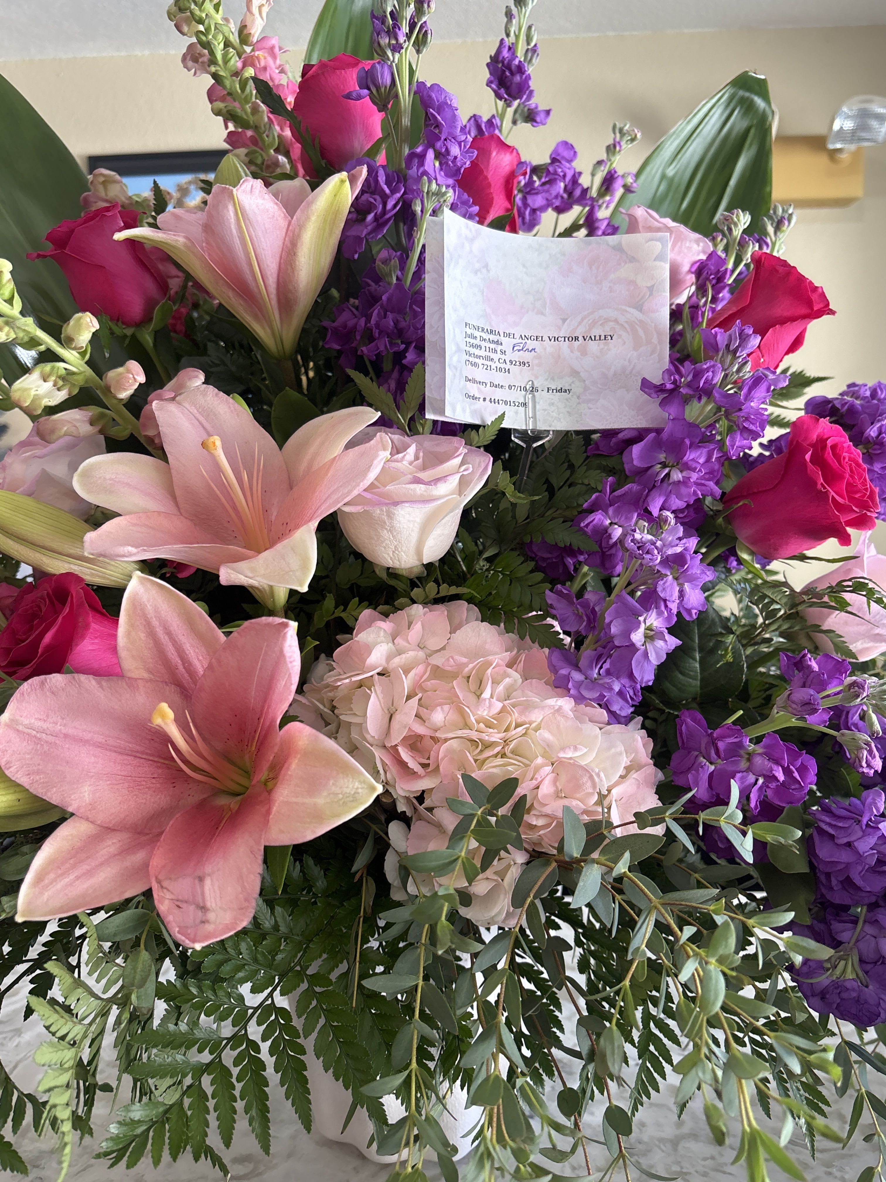 The FTD Flowing Garden Arrangement