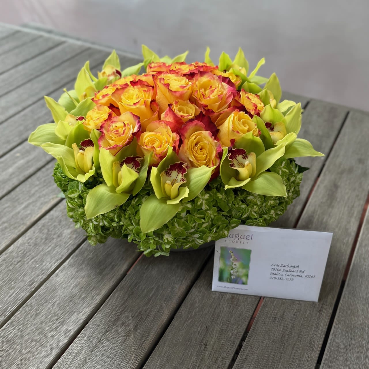 Early Morning Garden Arrangement: A Serene Dawn in Bloom