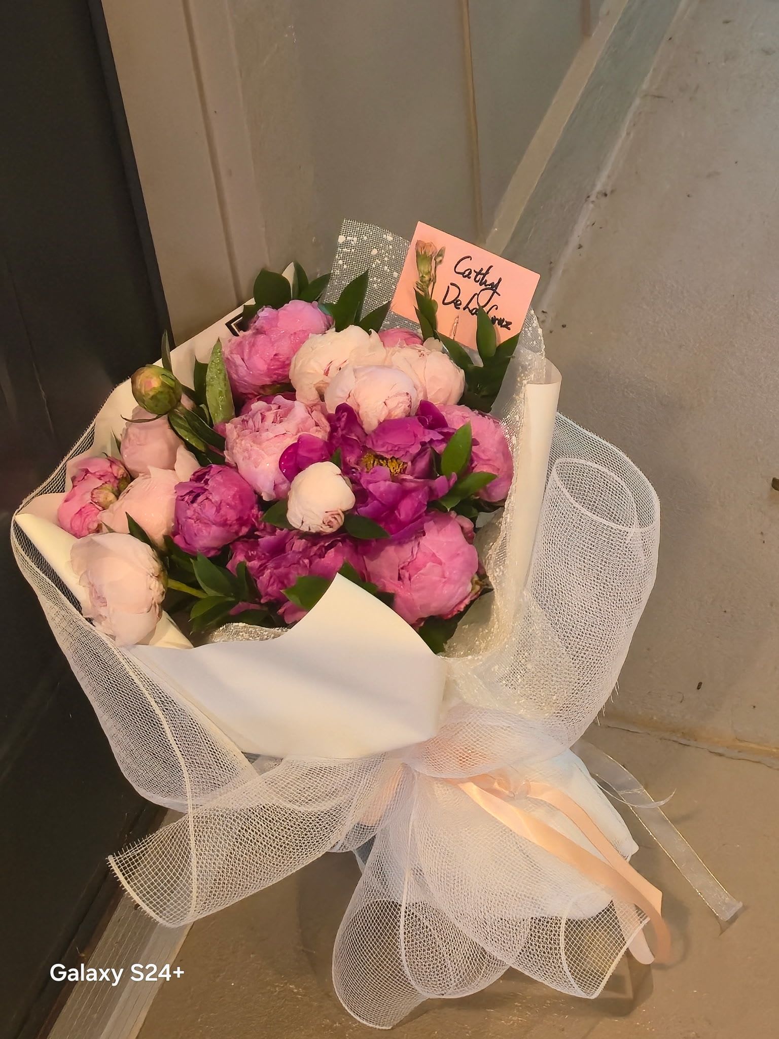 Blooming Peonies (Wrapped Bouquet)