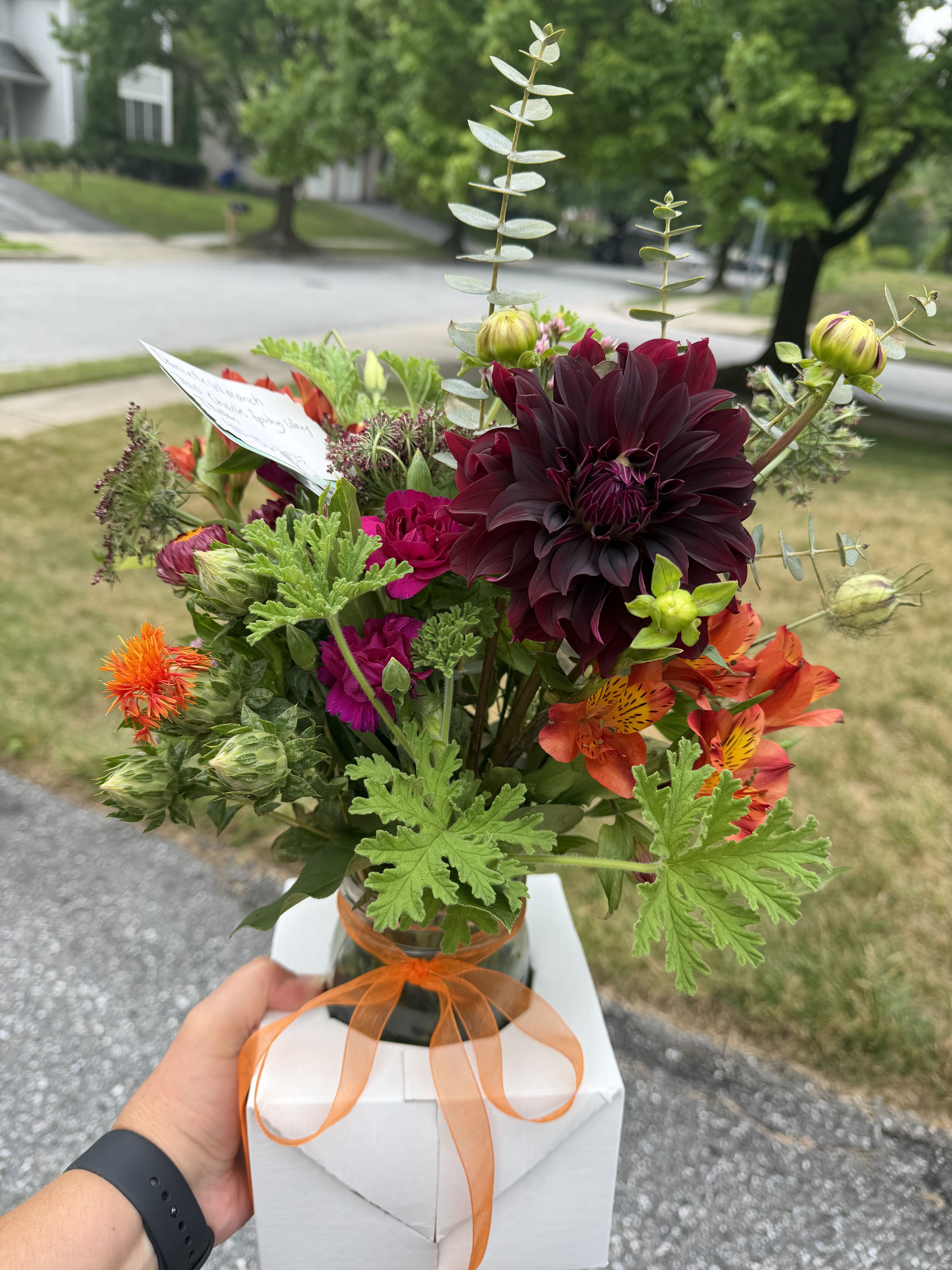 Mason Jar Arrangement