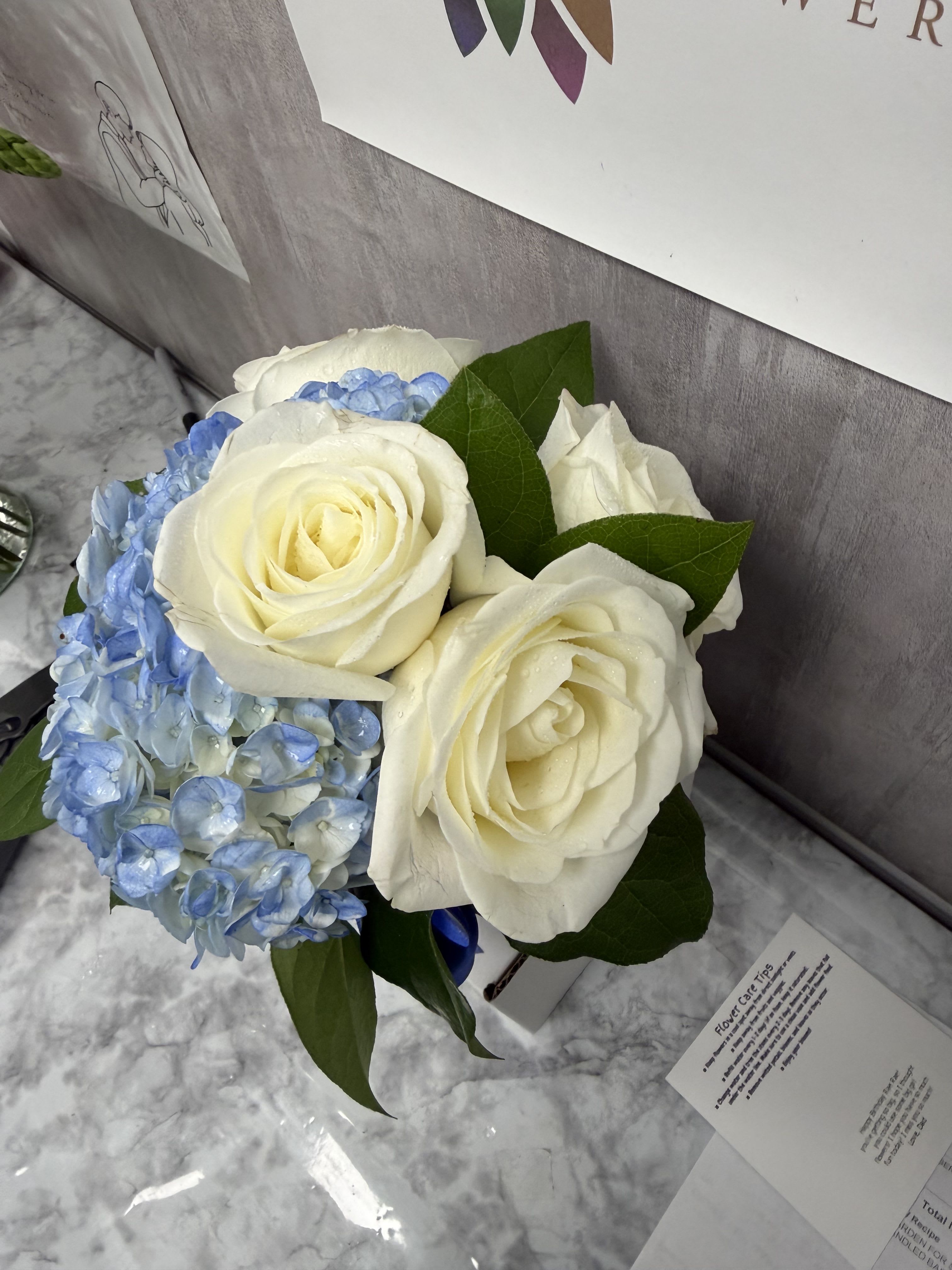 Sky Blue Delight Bouquet