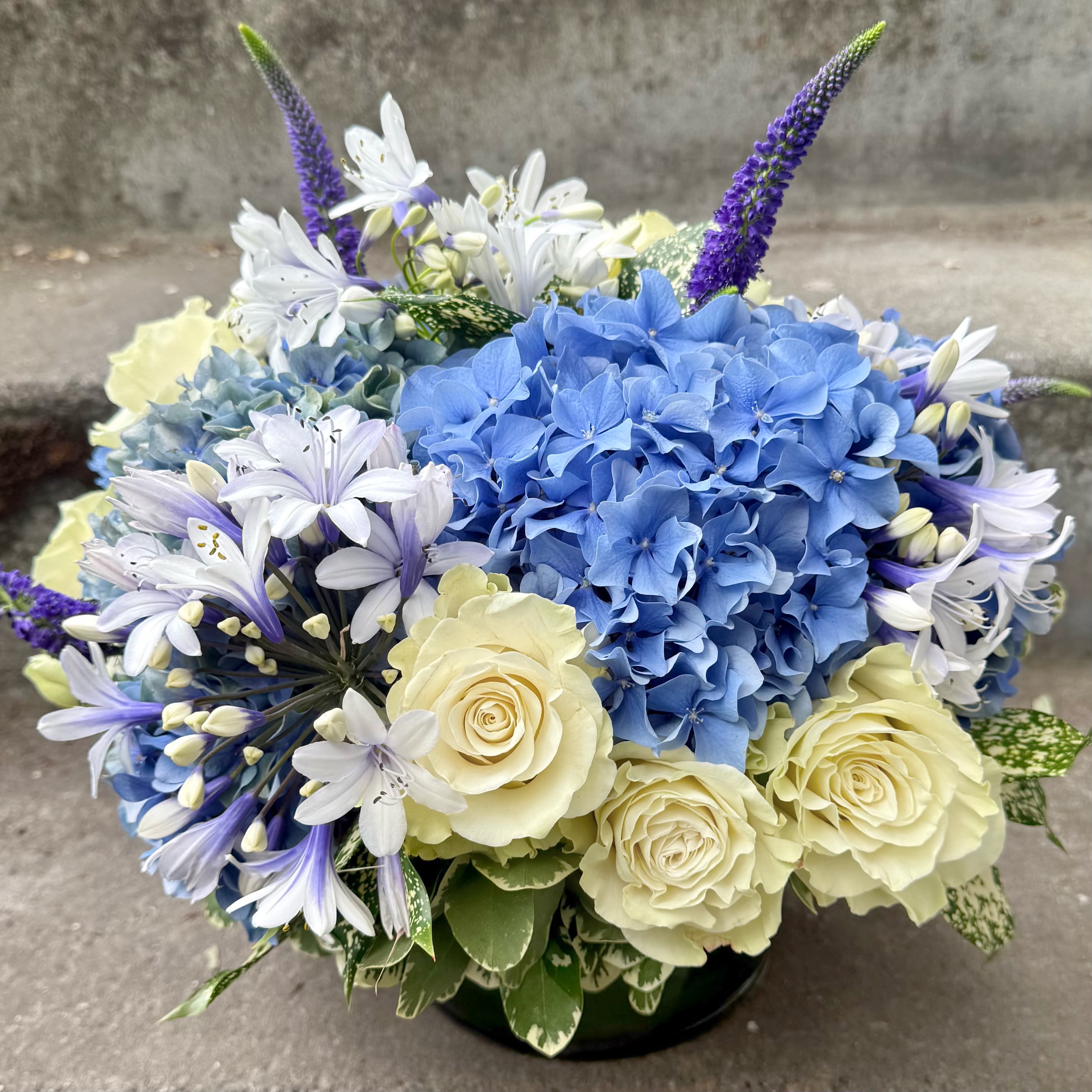 Large desk, coffee table or kitchen table florals