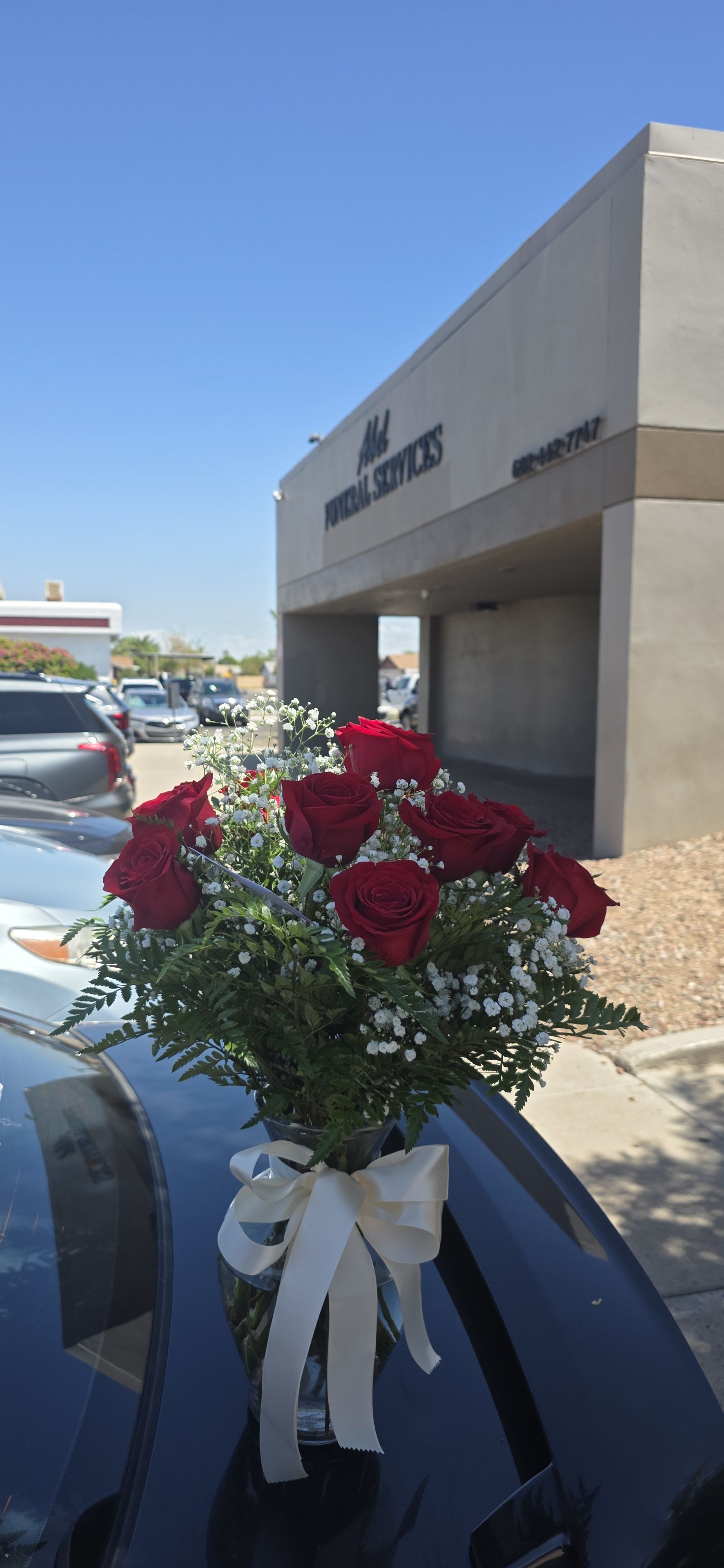 JARRON DE 12 ROSAS