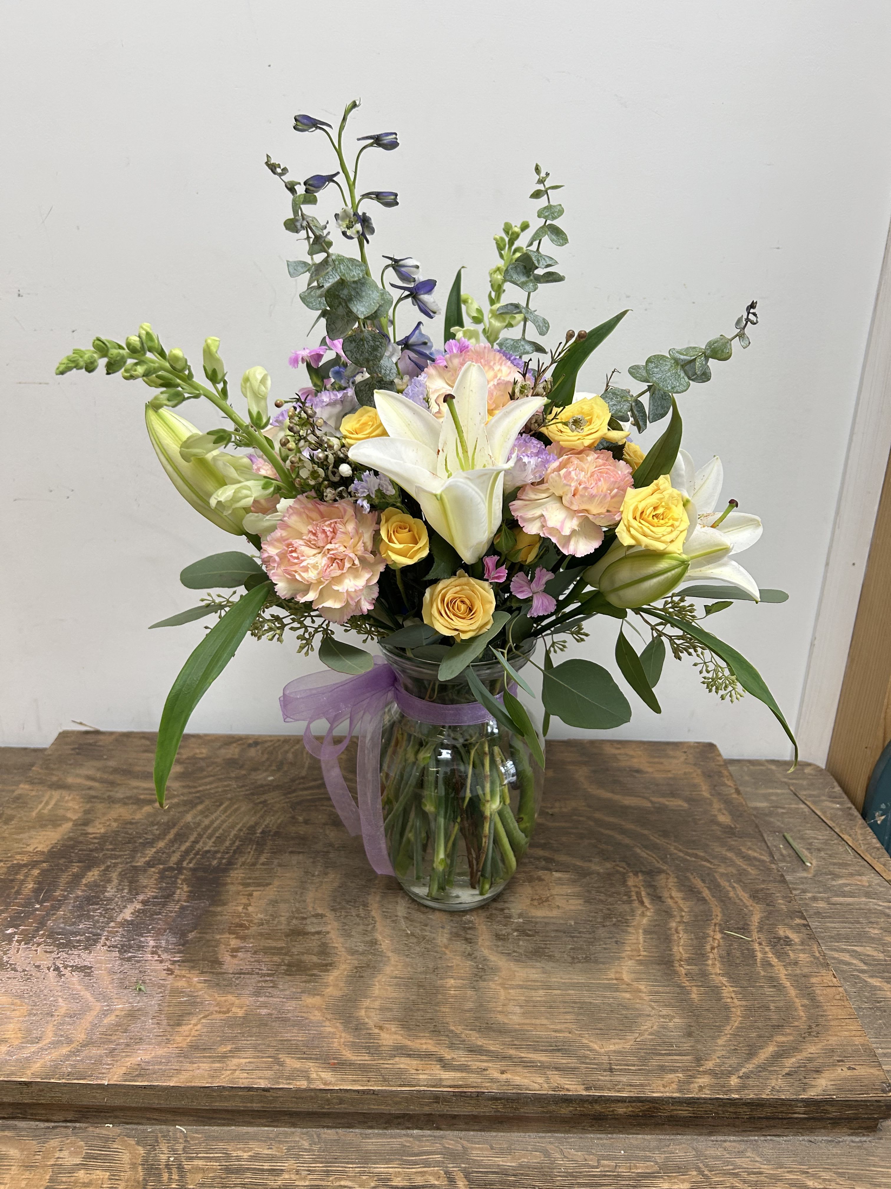 Gentle Hues Vase Arrangement