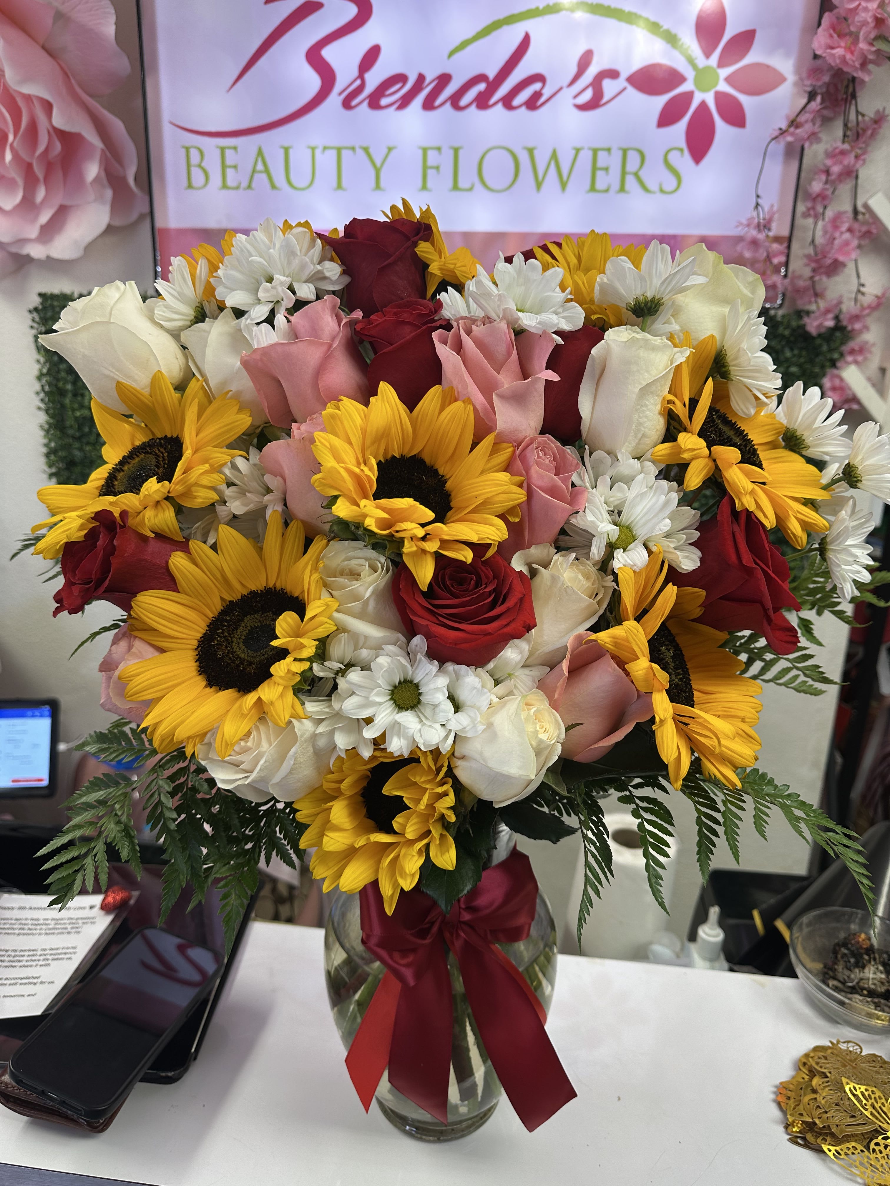 Spring into summer arrangement 