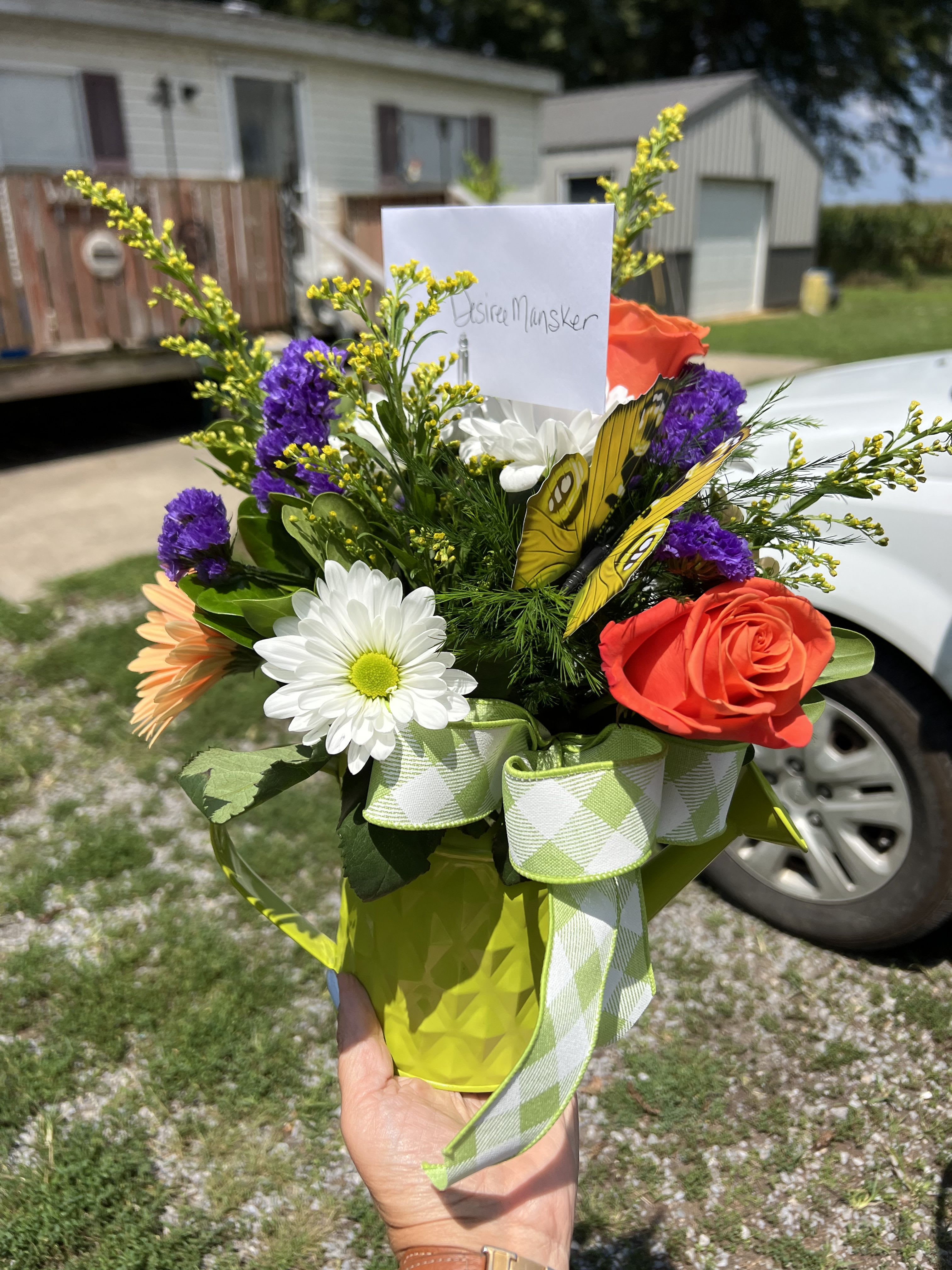 Watering Can Bouquet