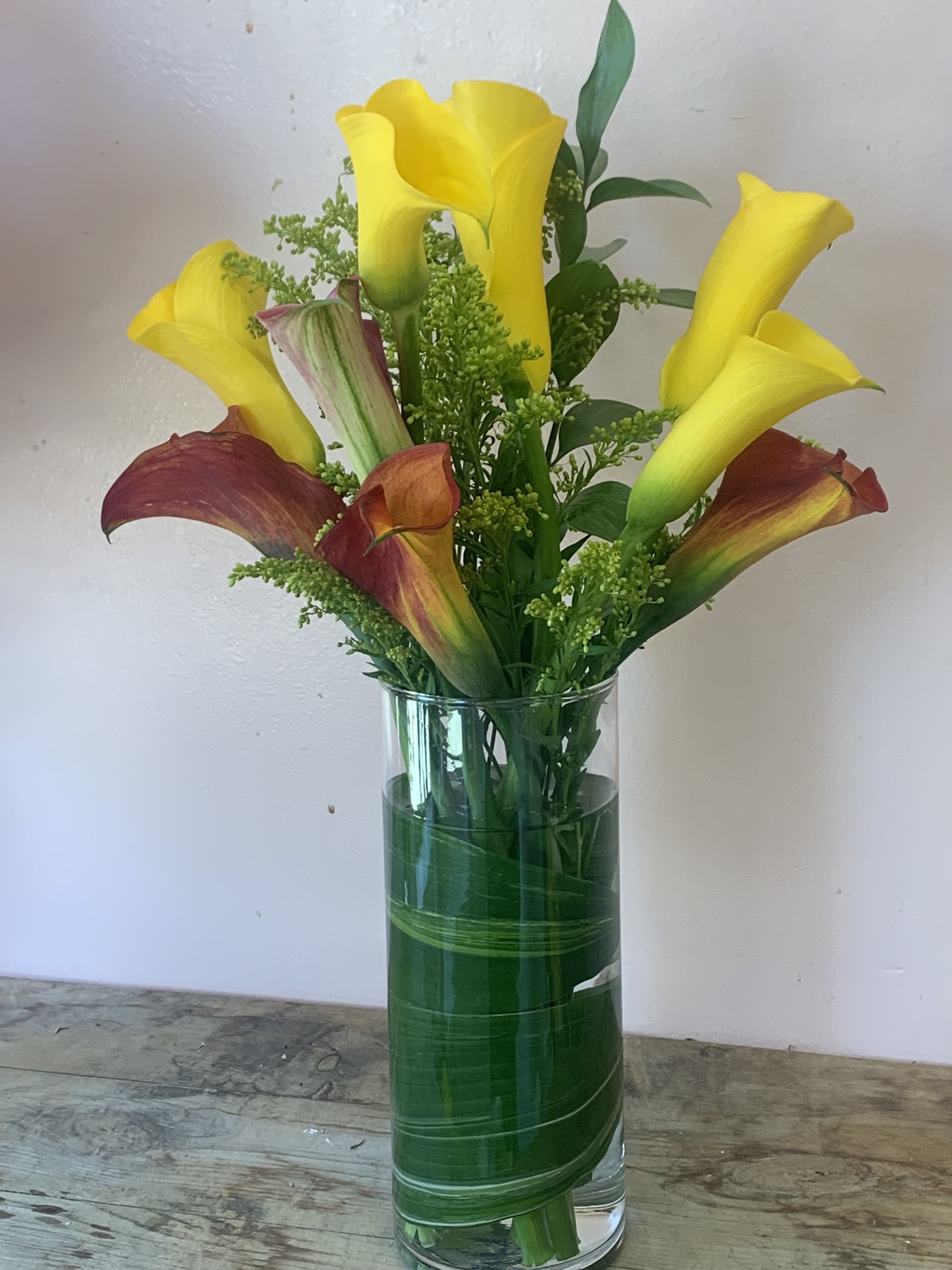 Mixed Calla Lilies - W622