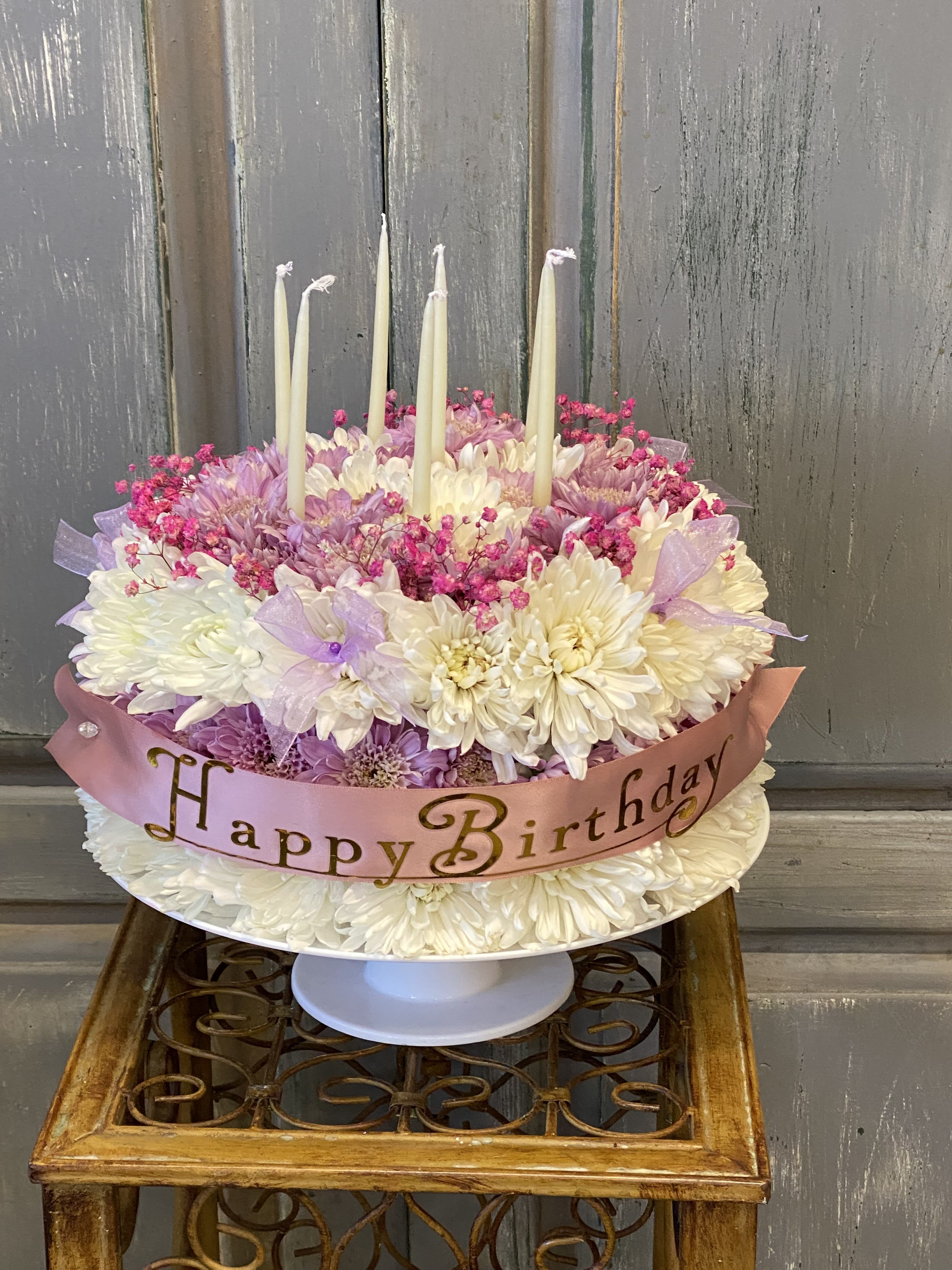 Blooming Birthday Cake