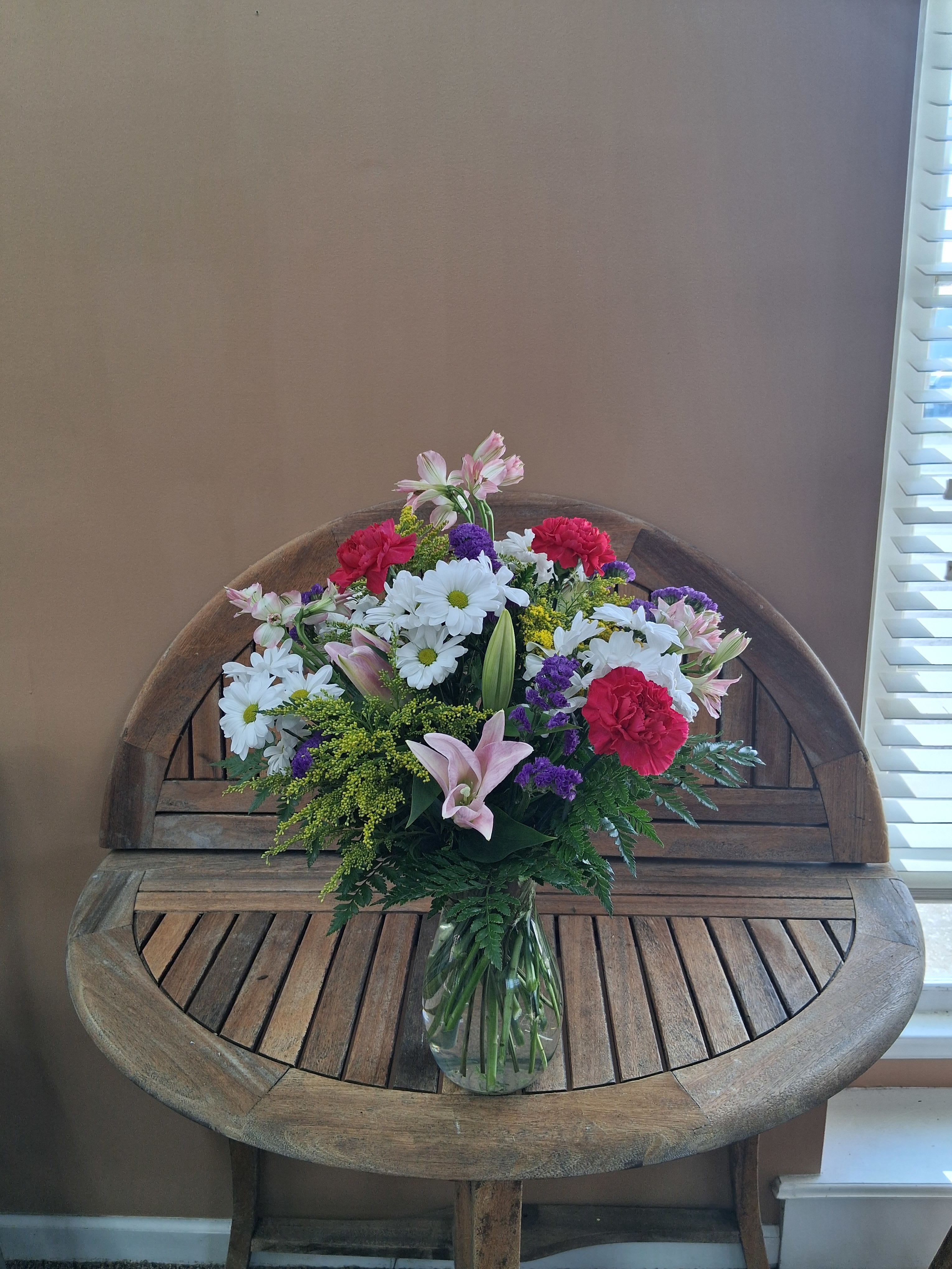 Spring Explosion Vibrant Mixed Flower Bouquet - Same Day Delivery Huntsville AL