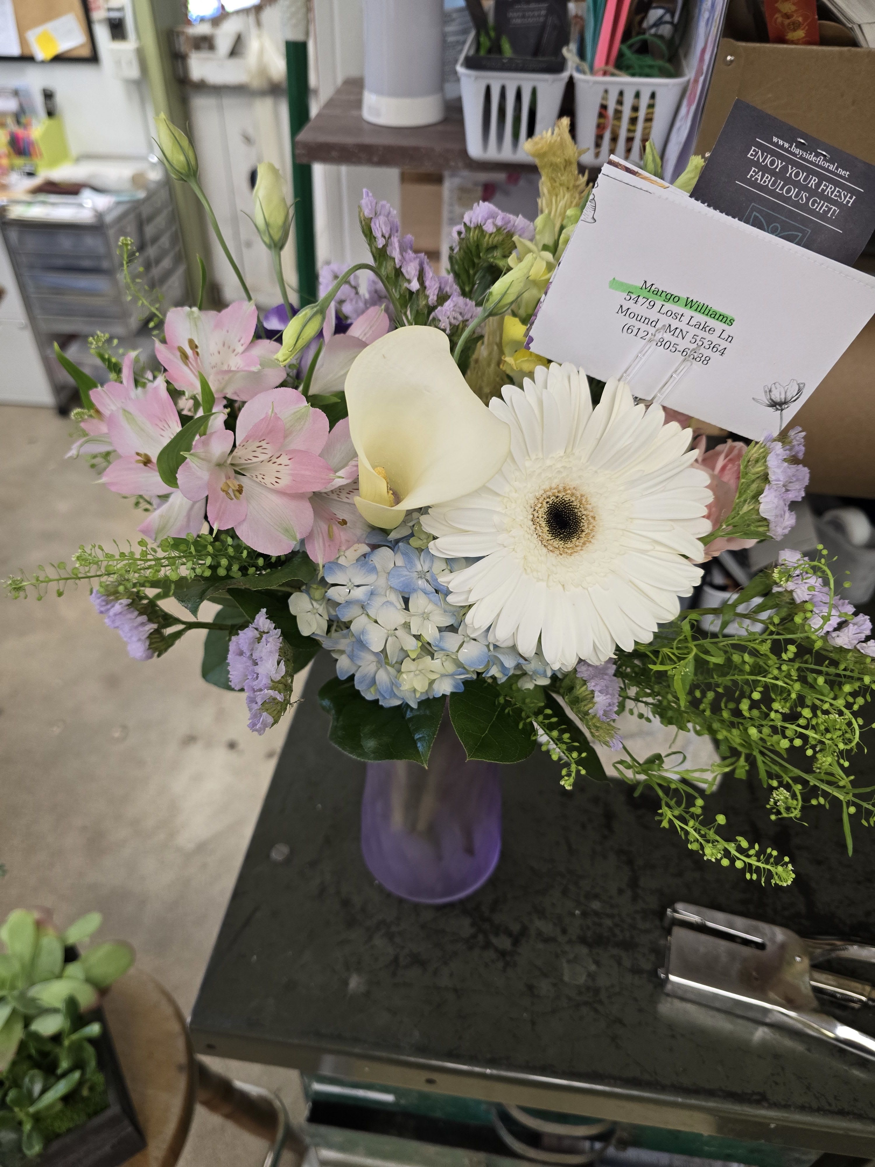 Designer Choice Pastel Floral Arrangment