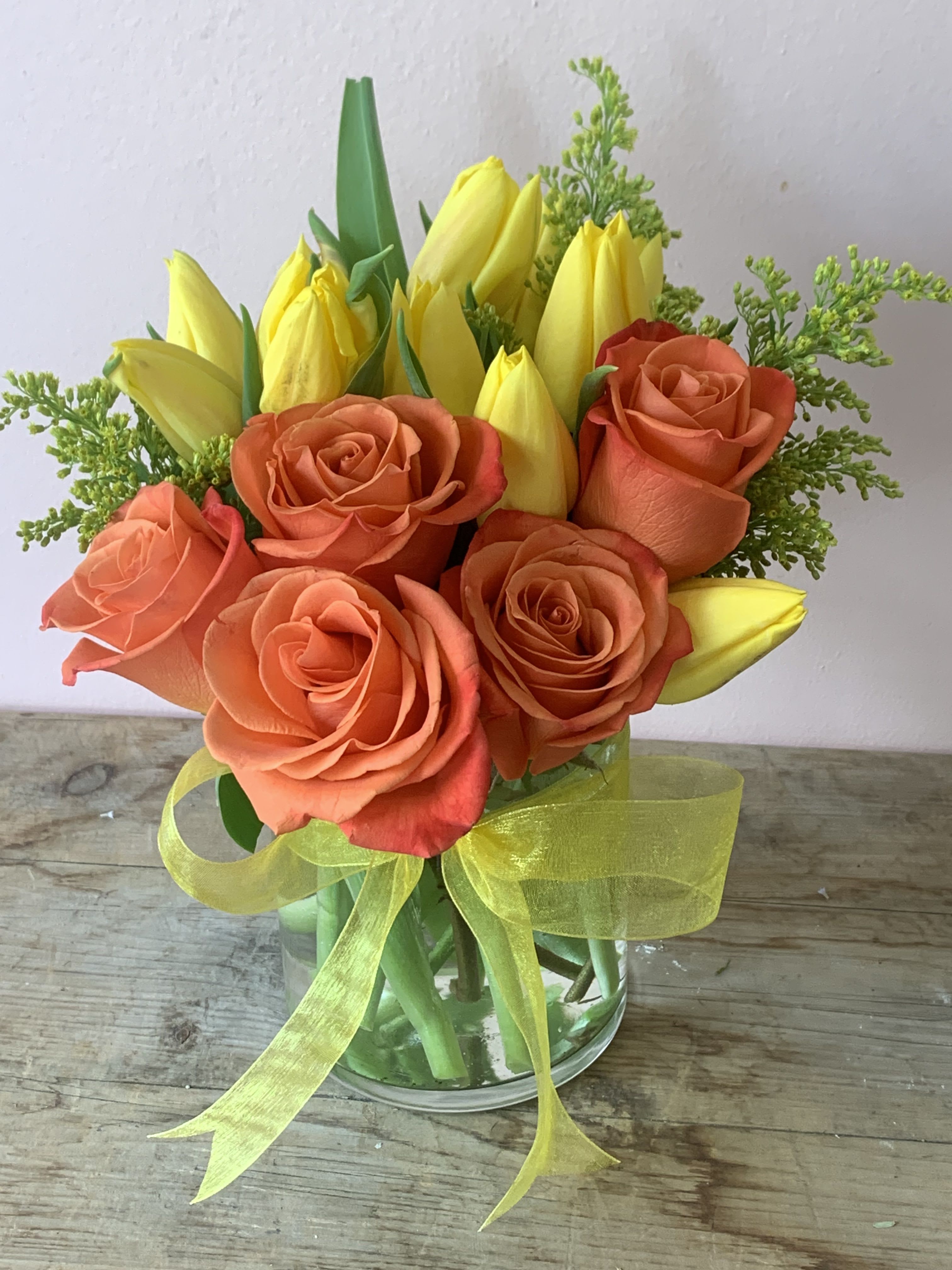 Tulips, Roses together - W620