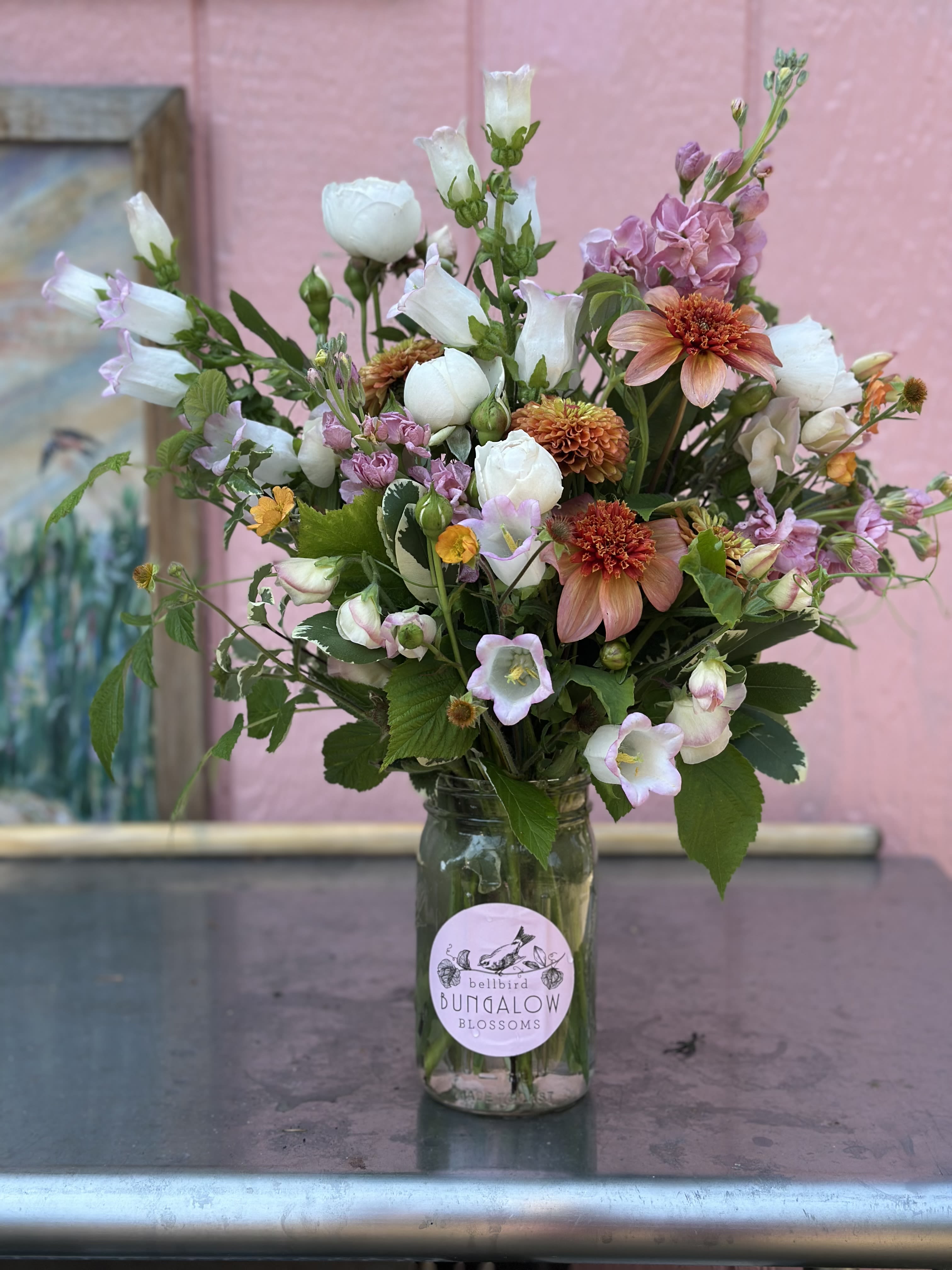Mason Jar Designers Choice Bouquet
