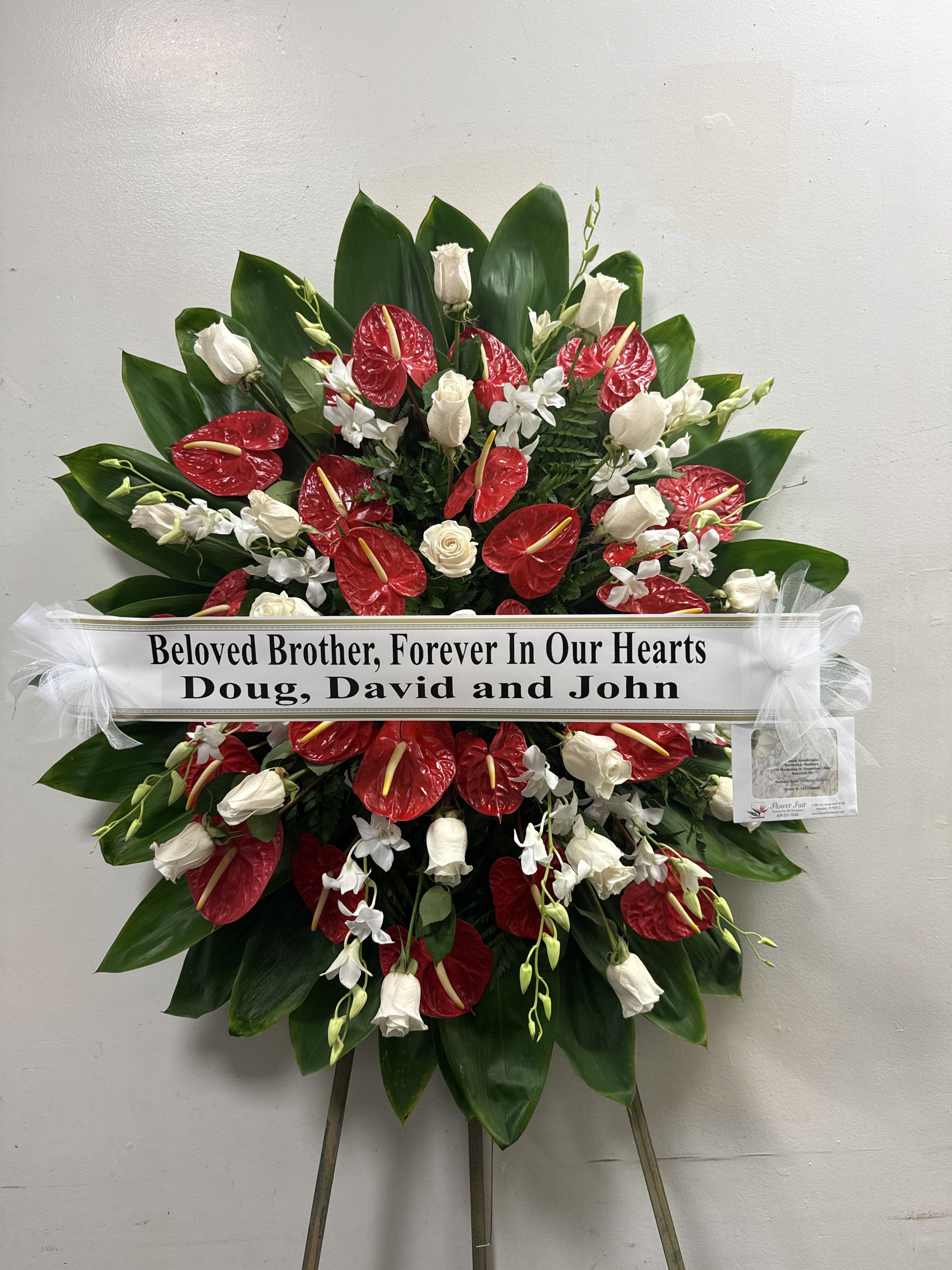 Rose and Anthurium Elegance - W70040