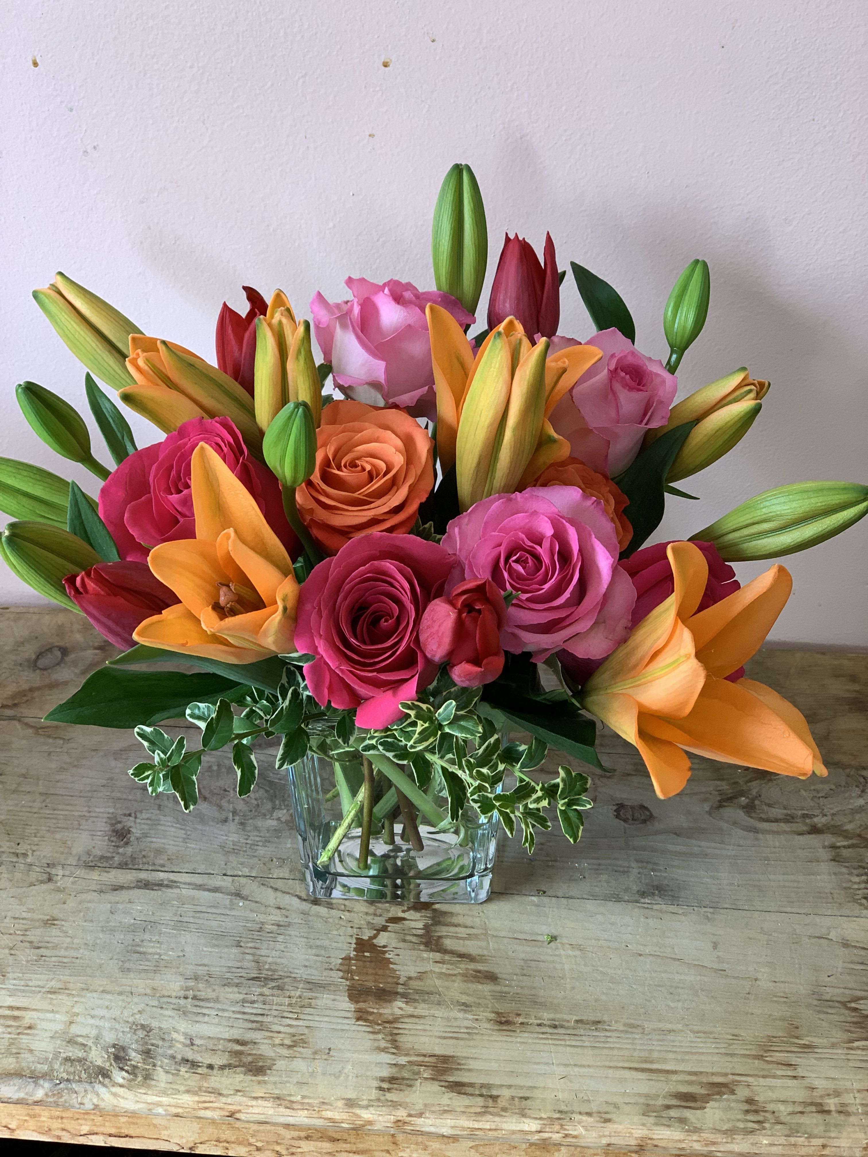 Precious Coral by Fillmore Florist | Contemporary Multi-Occasion Flower Delivery in San Francisco