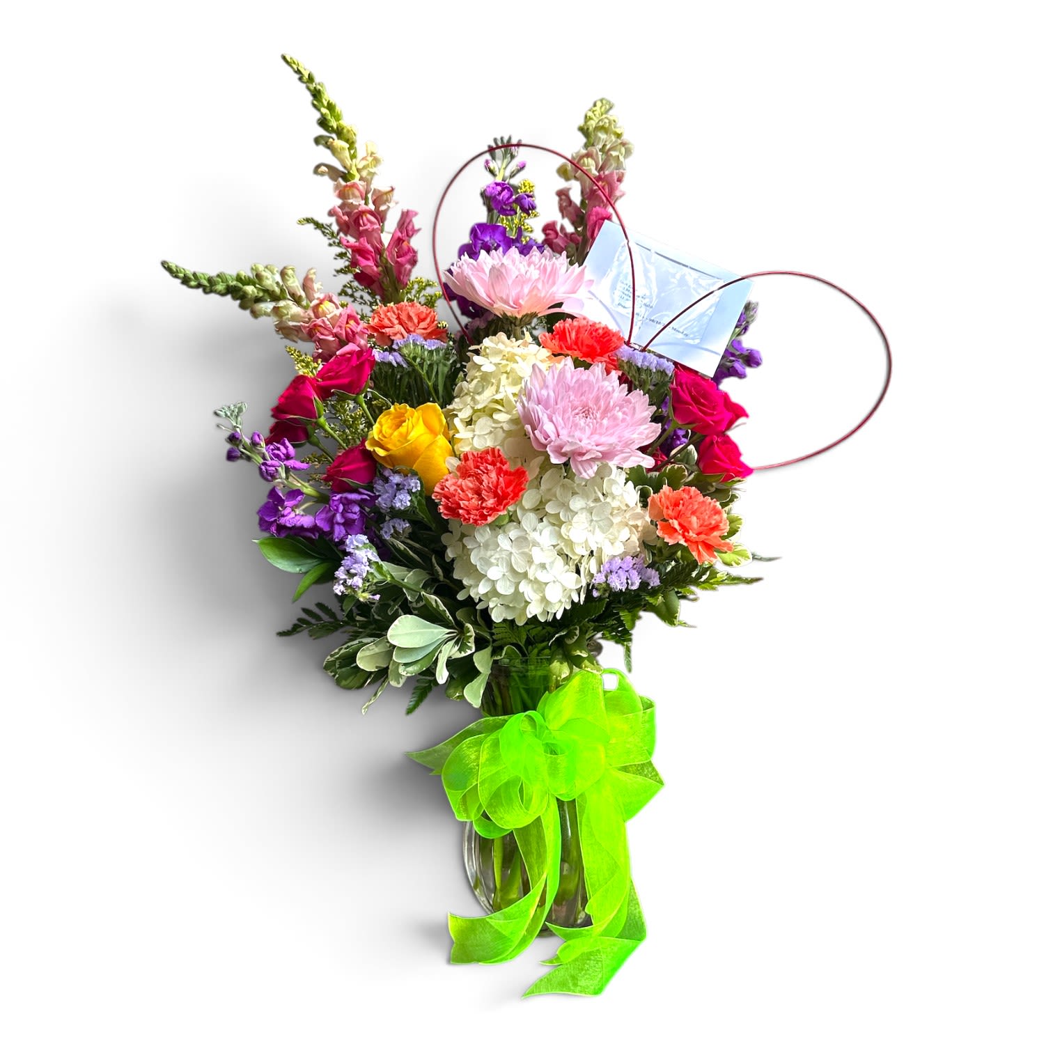 Colorful Blooms Vase