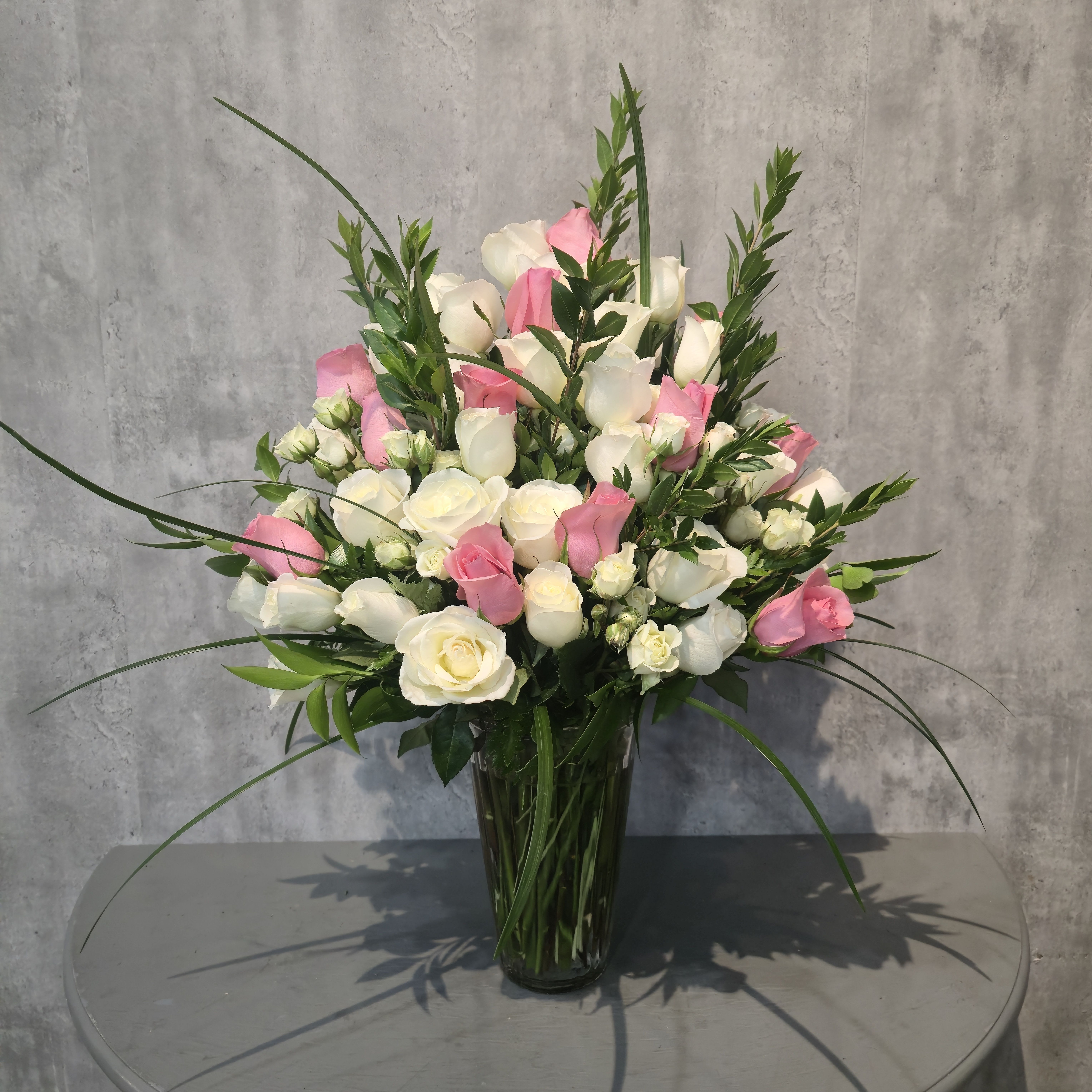 Blushing Blooms Vase