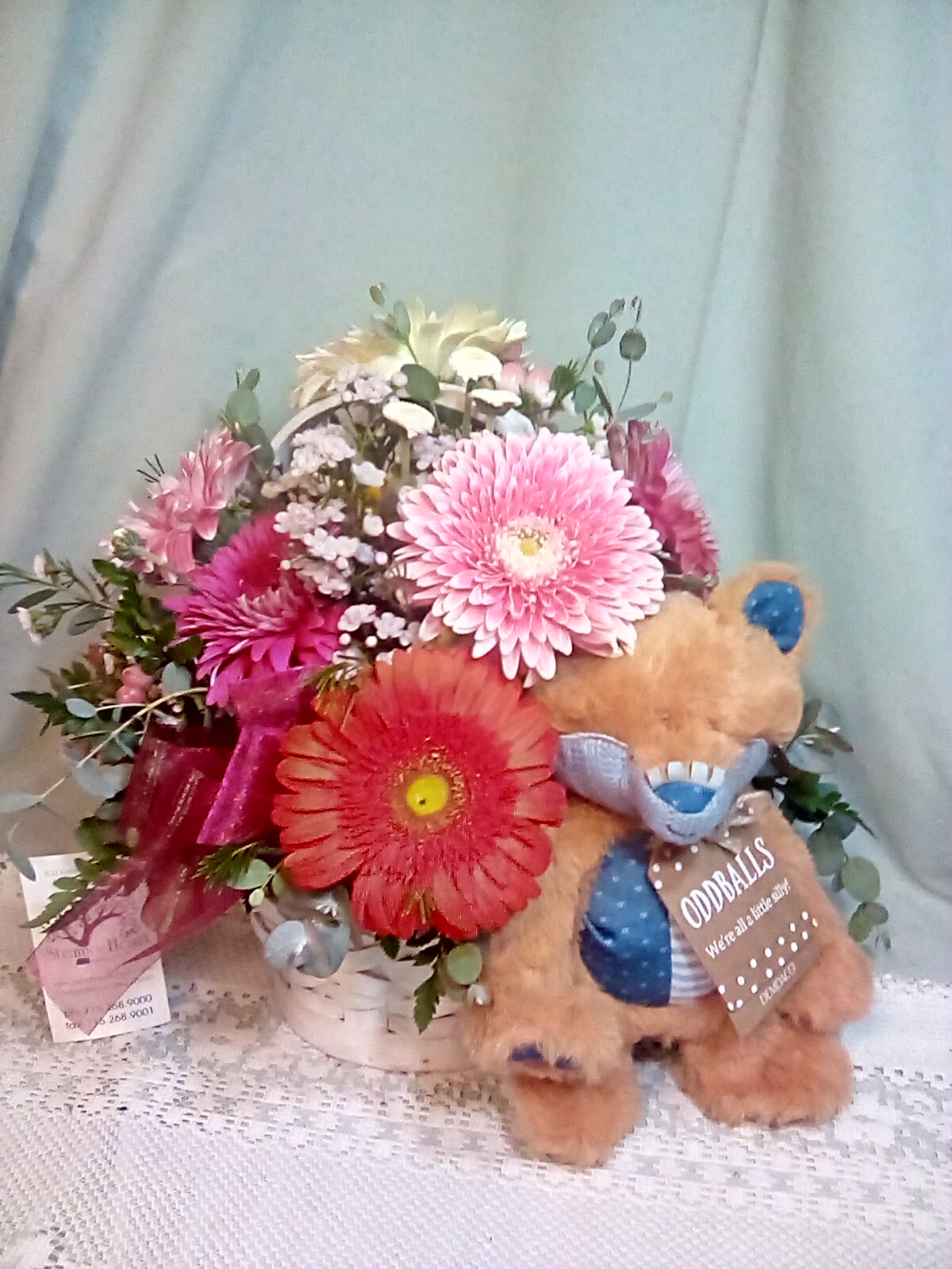 Basket of Gerber Daisies