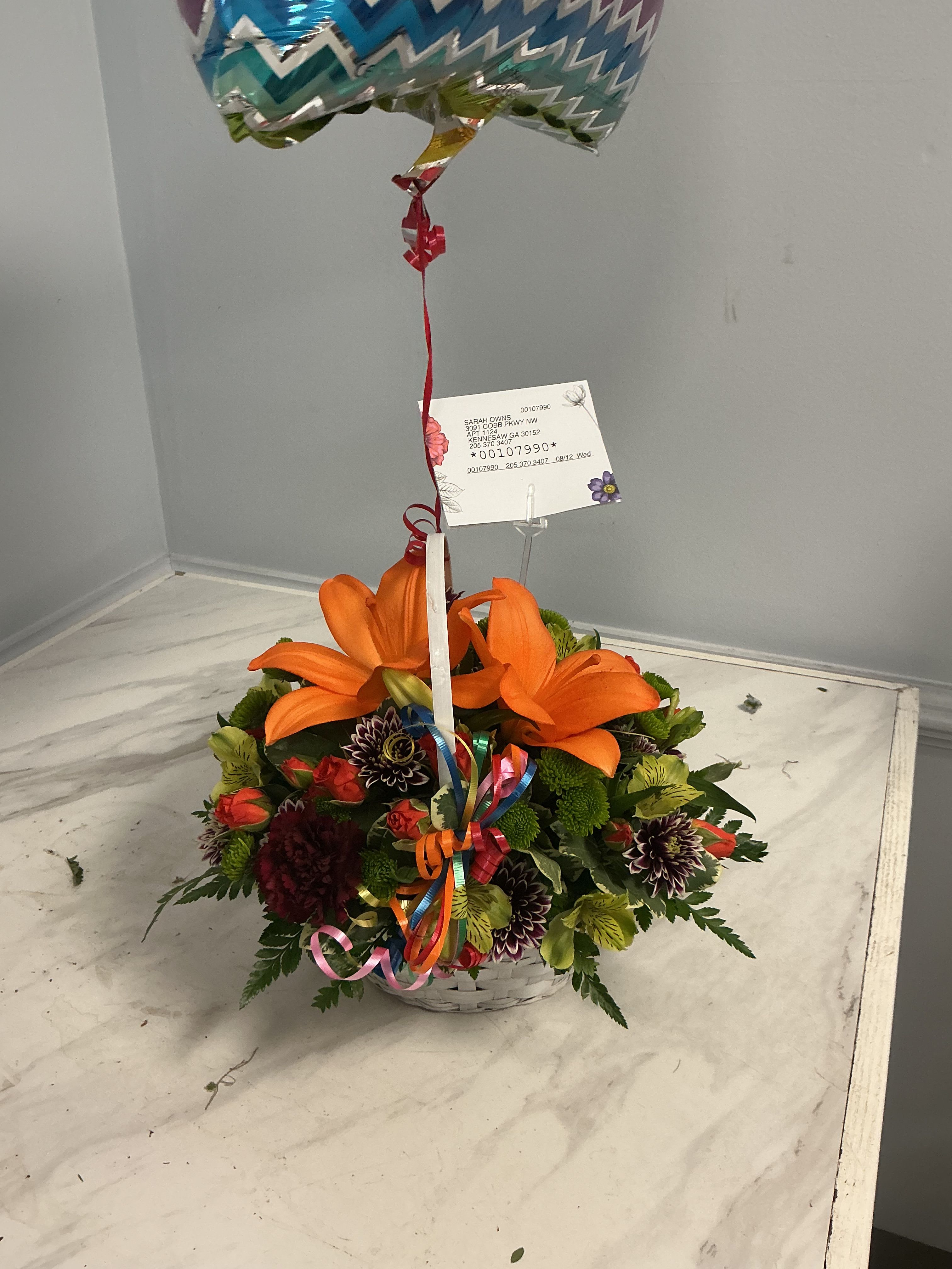 HAPPY BLOOMS BASKET